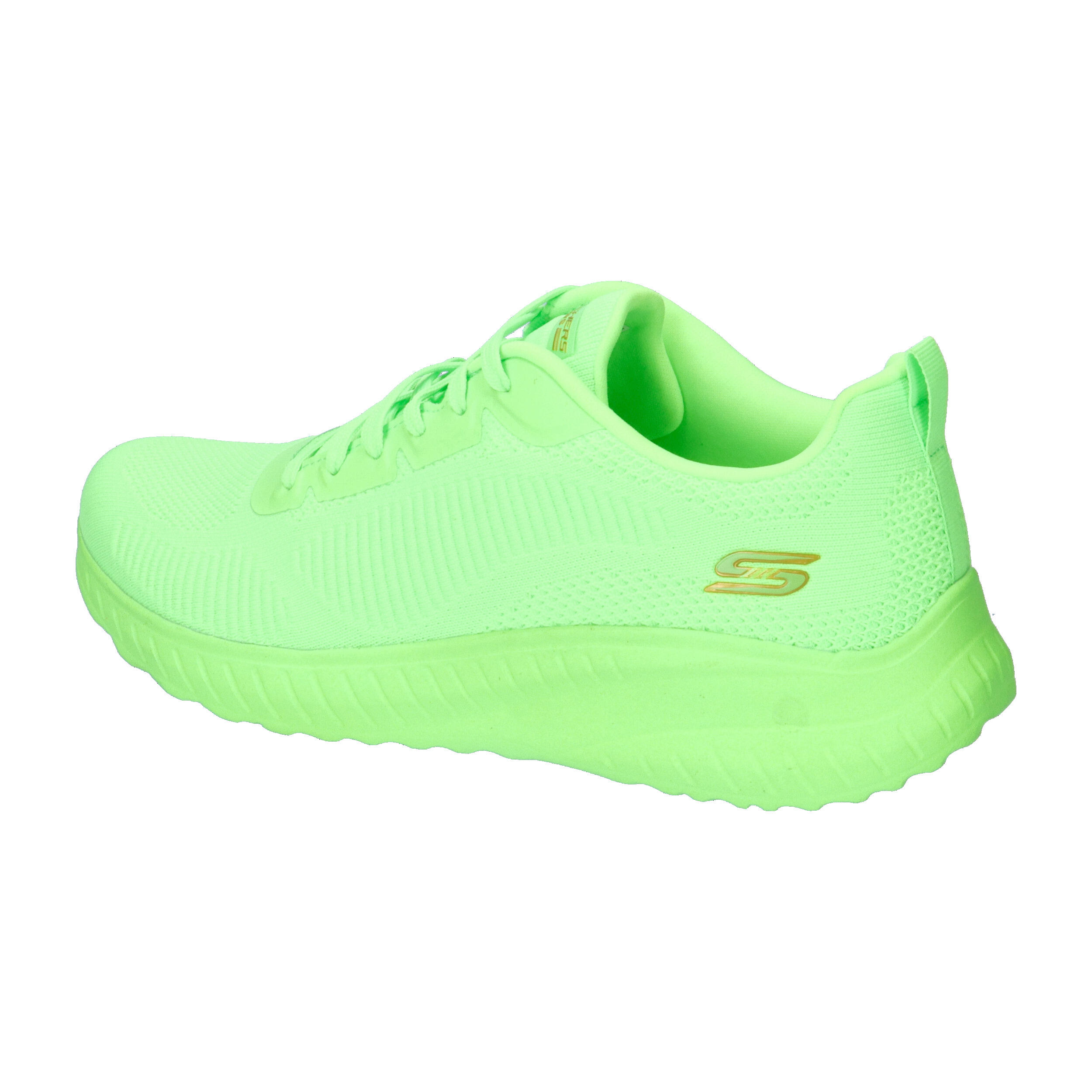 SKECHERS Femme BOBS SQUAD CHAOS COOL RYTHMS Sneakers Bleu Lime neón 11/15