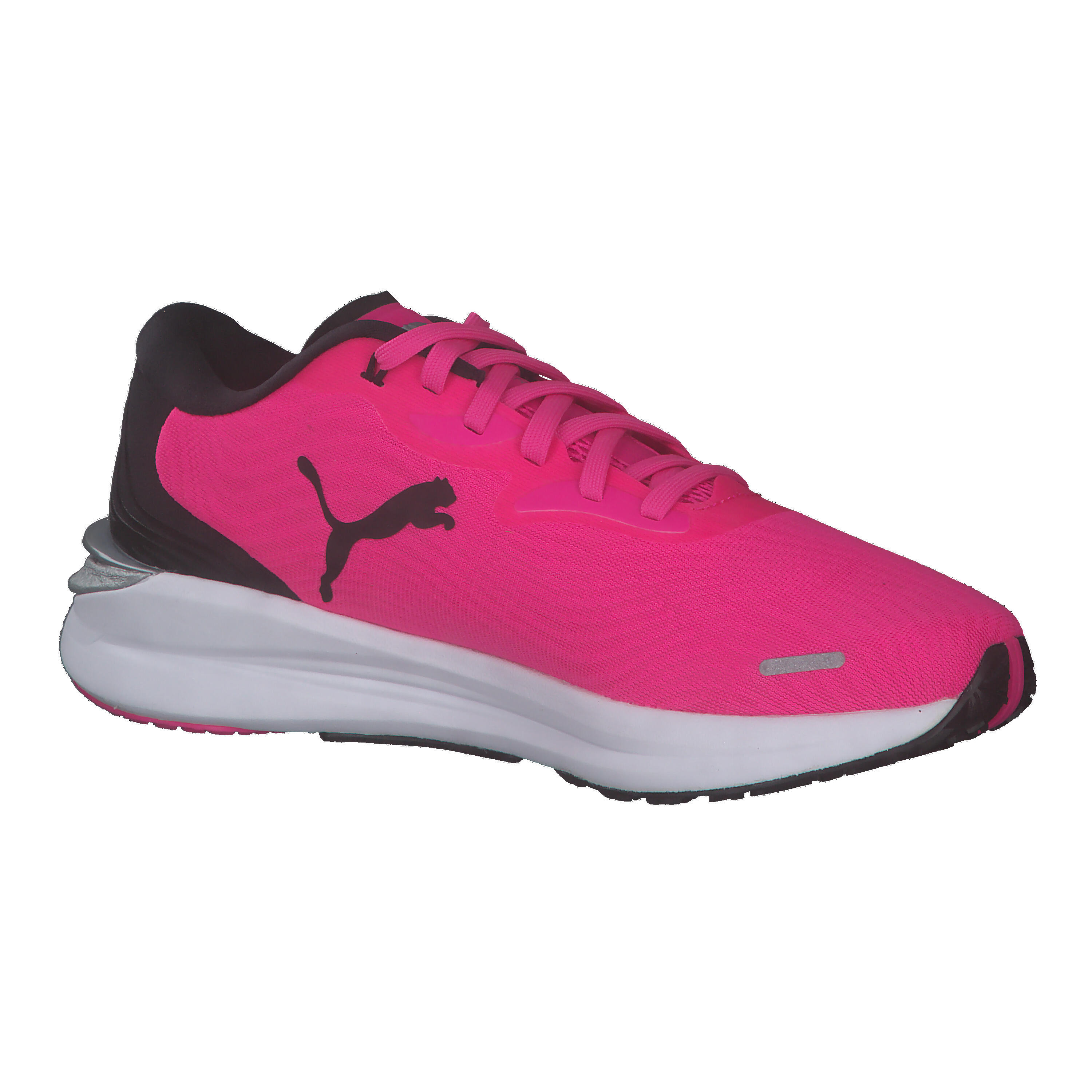 Electrify NITRO 2 Laufschuhe Damen PUMA Ravish Black Silver Pink Metallic 8/15