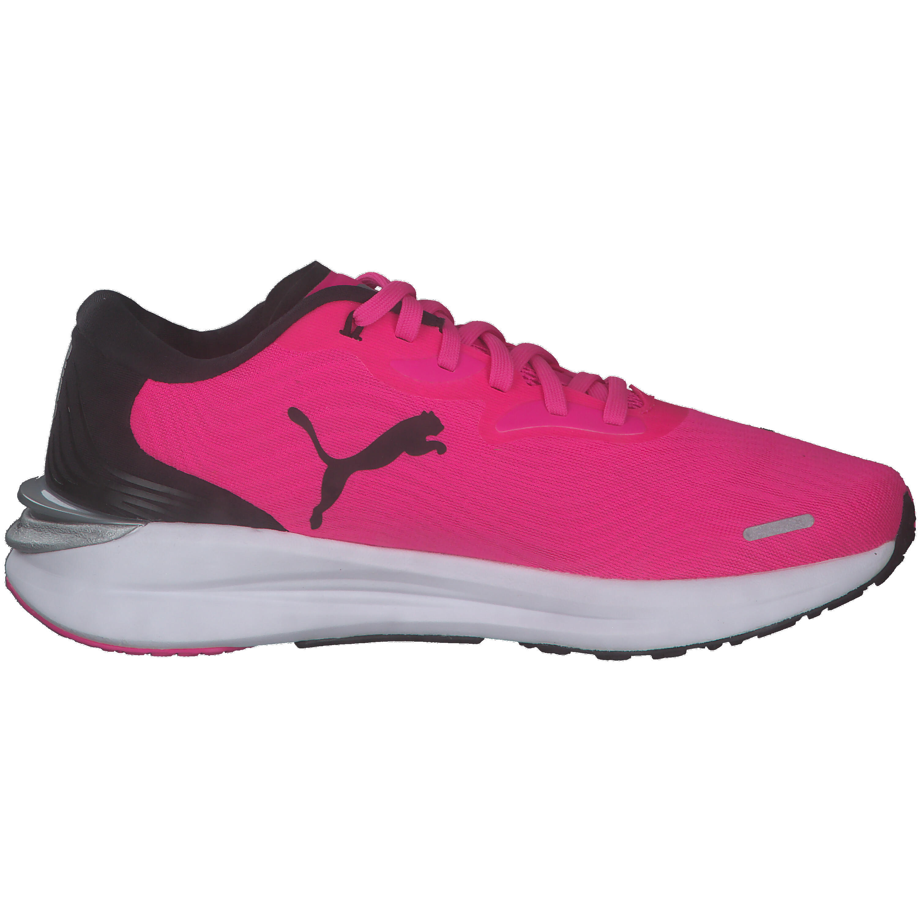 Electrify NITRO 2 Laufschuhe Damen PUMA Ravish Black Silver Pink Metallic 7/15
