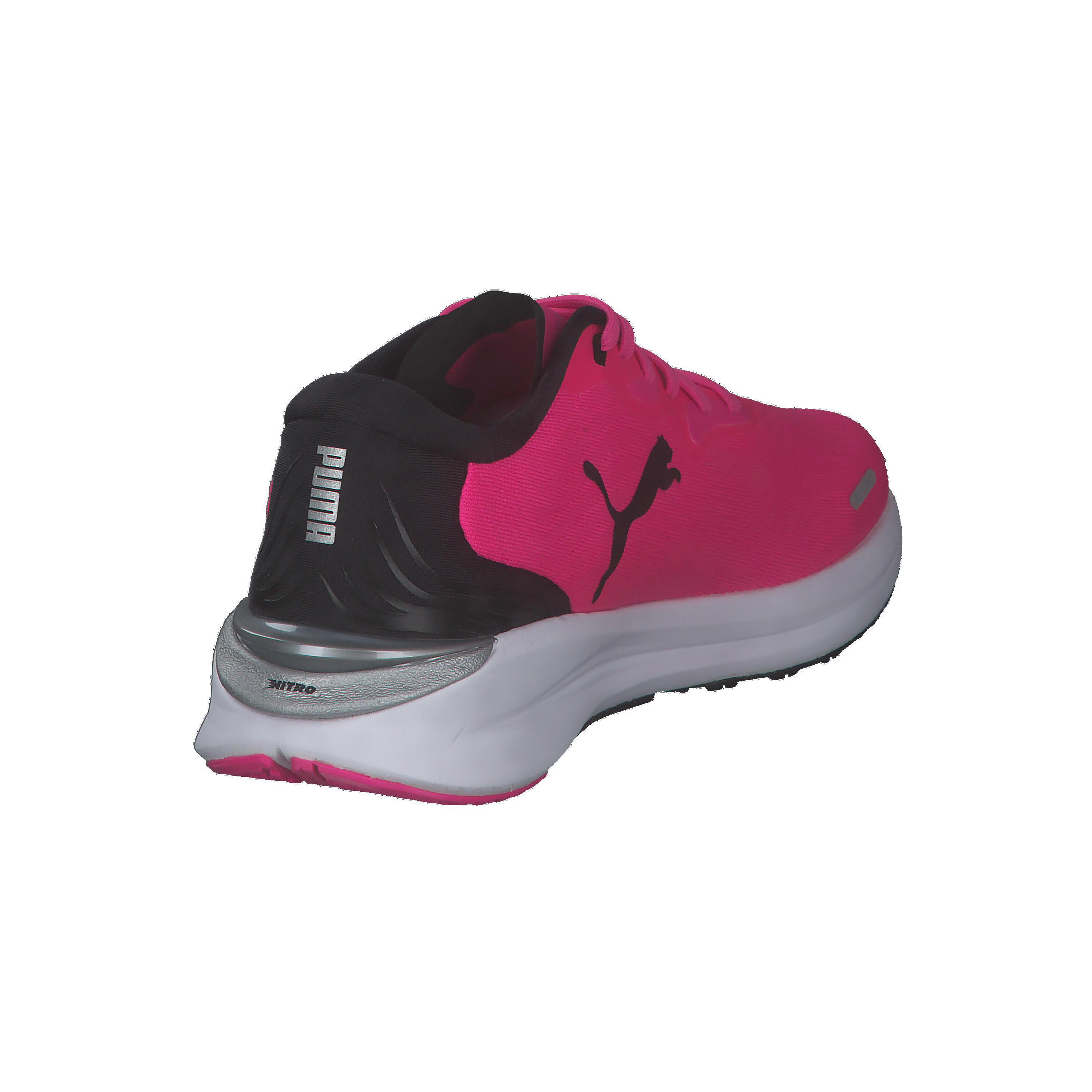 Electrify NITRO 2 Laufschuhe Damen PUMA Ravish Black Silver Pink Metallic 14/15