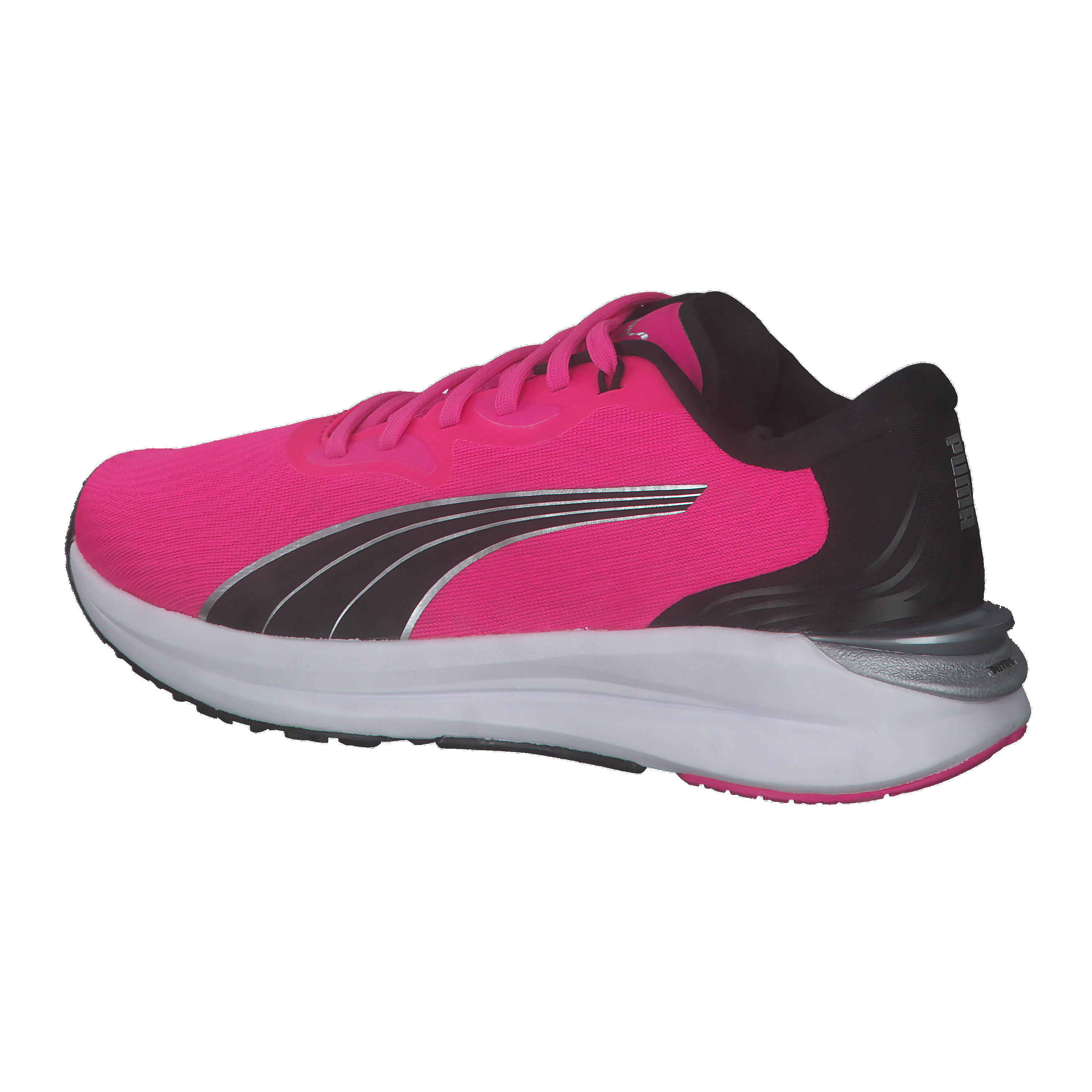 Electrify NITRO 2 Laufschuhe Damen PUMA Ravish Black Silver Pink Metallic 11/15