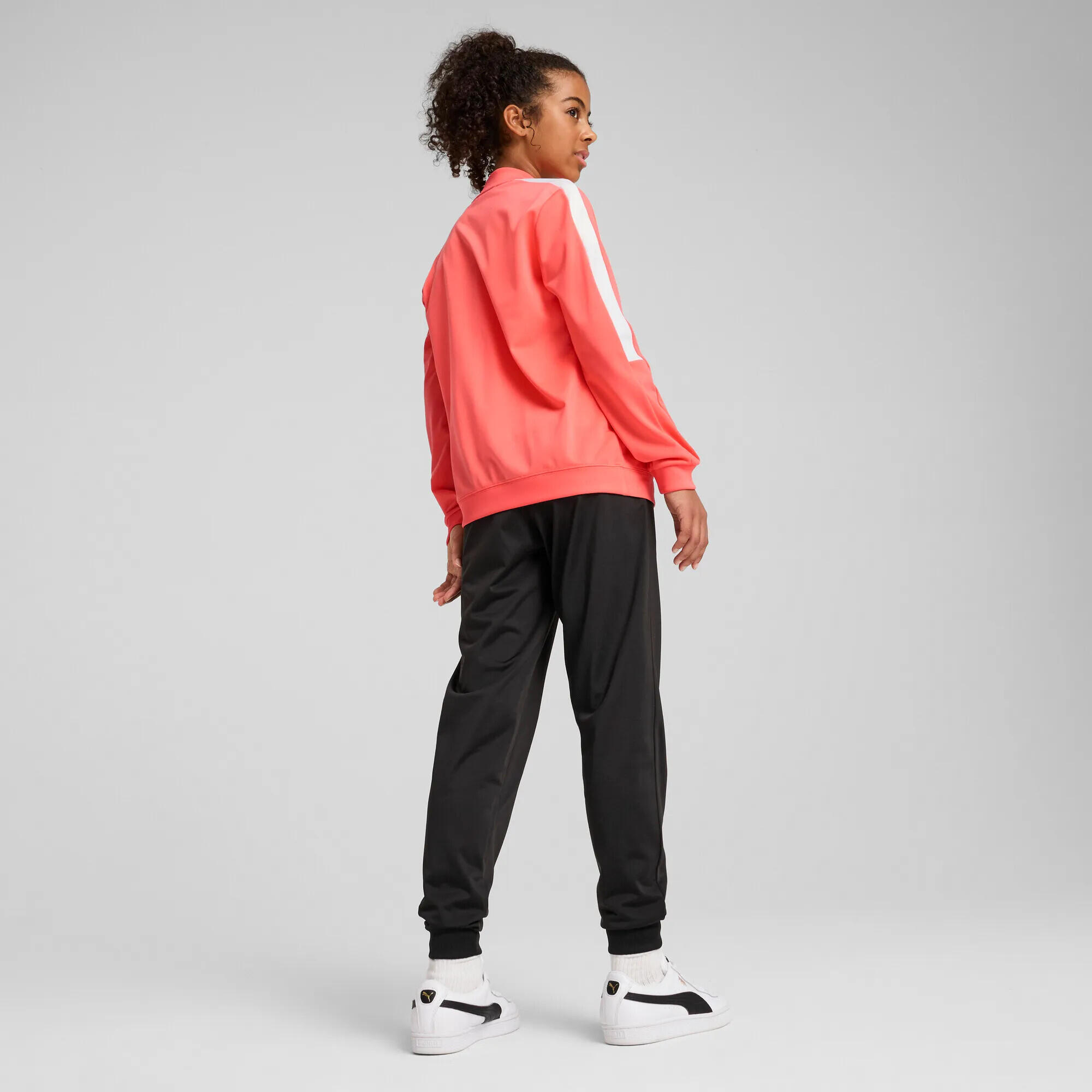 Poly Baseball-Anzug Mädchen PUMA Peach Frost Red 10/11