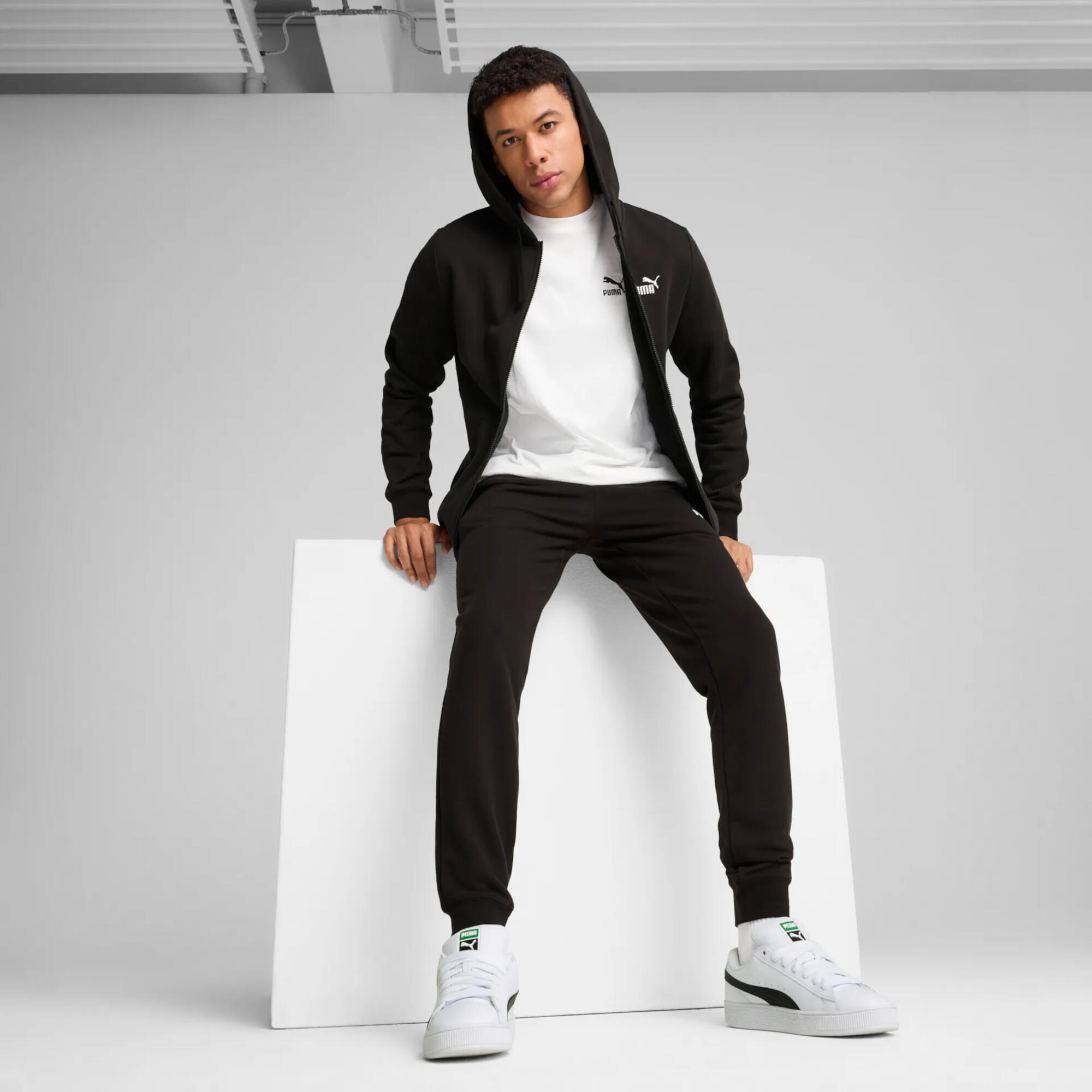 Męska rozpinana bluza z kapturem Essentials z logo No. 1 PUMA 9/11