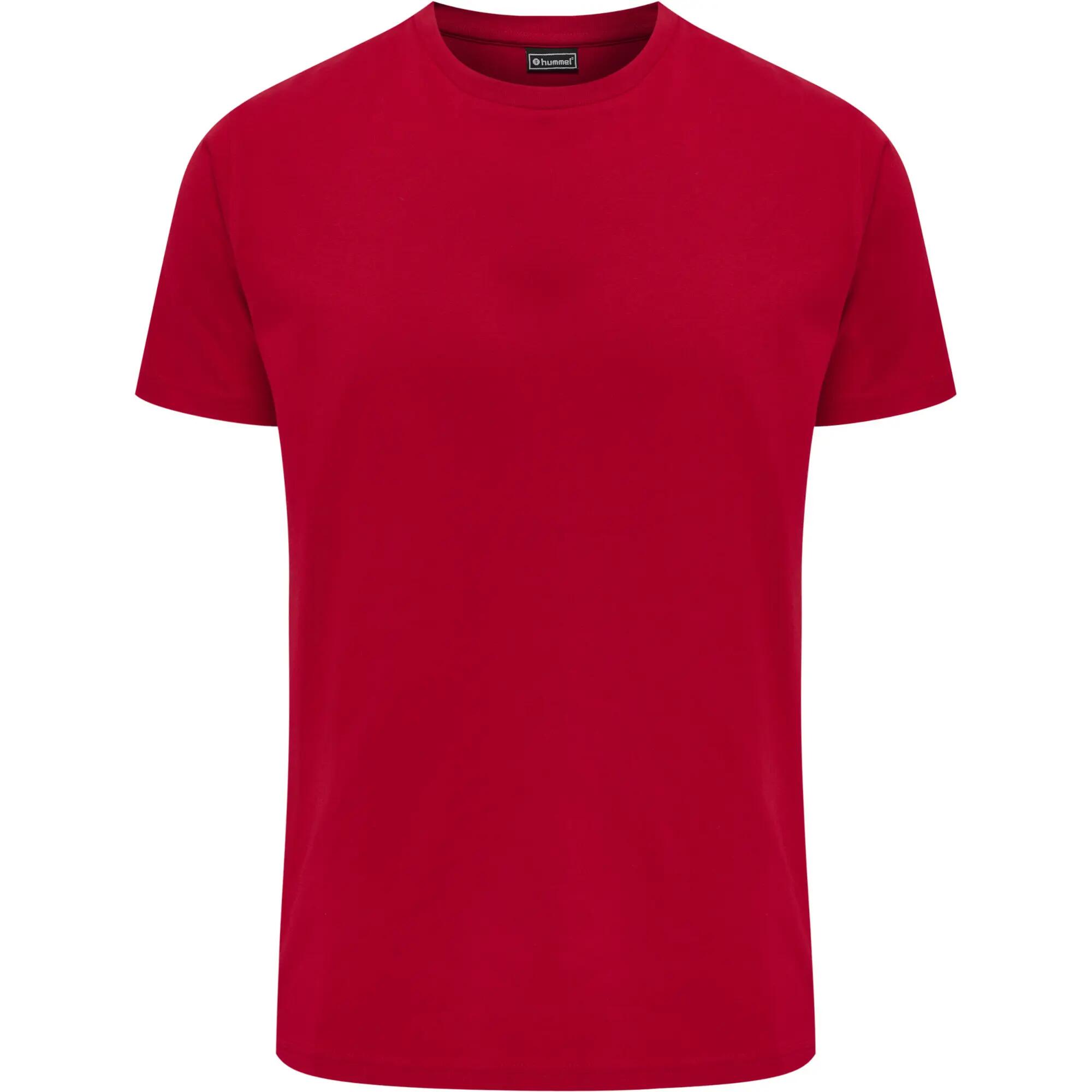 Koszulka bawełniana sportowa Hummel Red Basic T-shirt 11/12