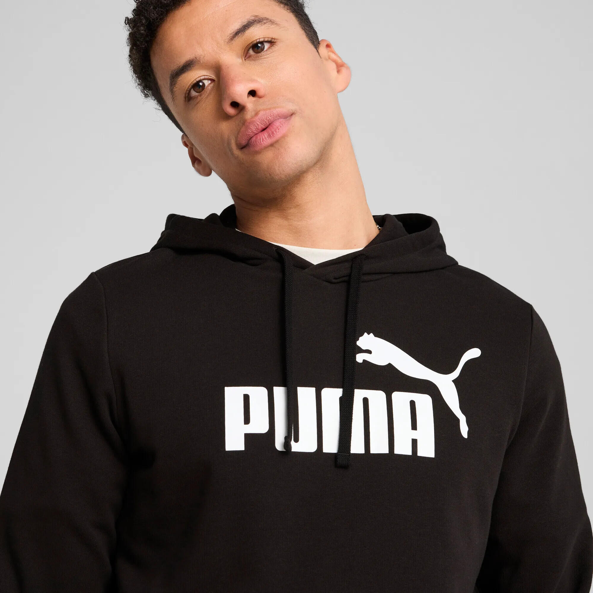 Sweat À Capuche ESS NO.1 Homme (Noir) 13/13