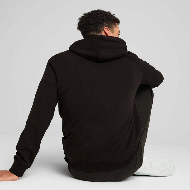 Manșoane de compresie alergare bărbați No. 1 Logo Hoodie Essentials PUMA Black