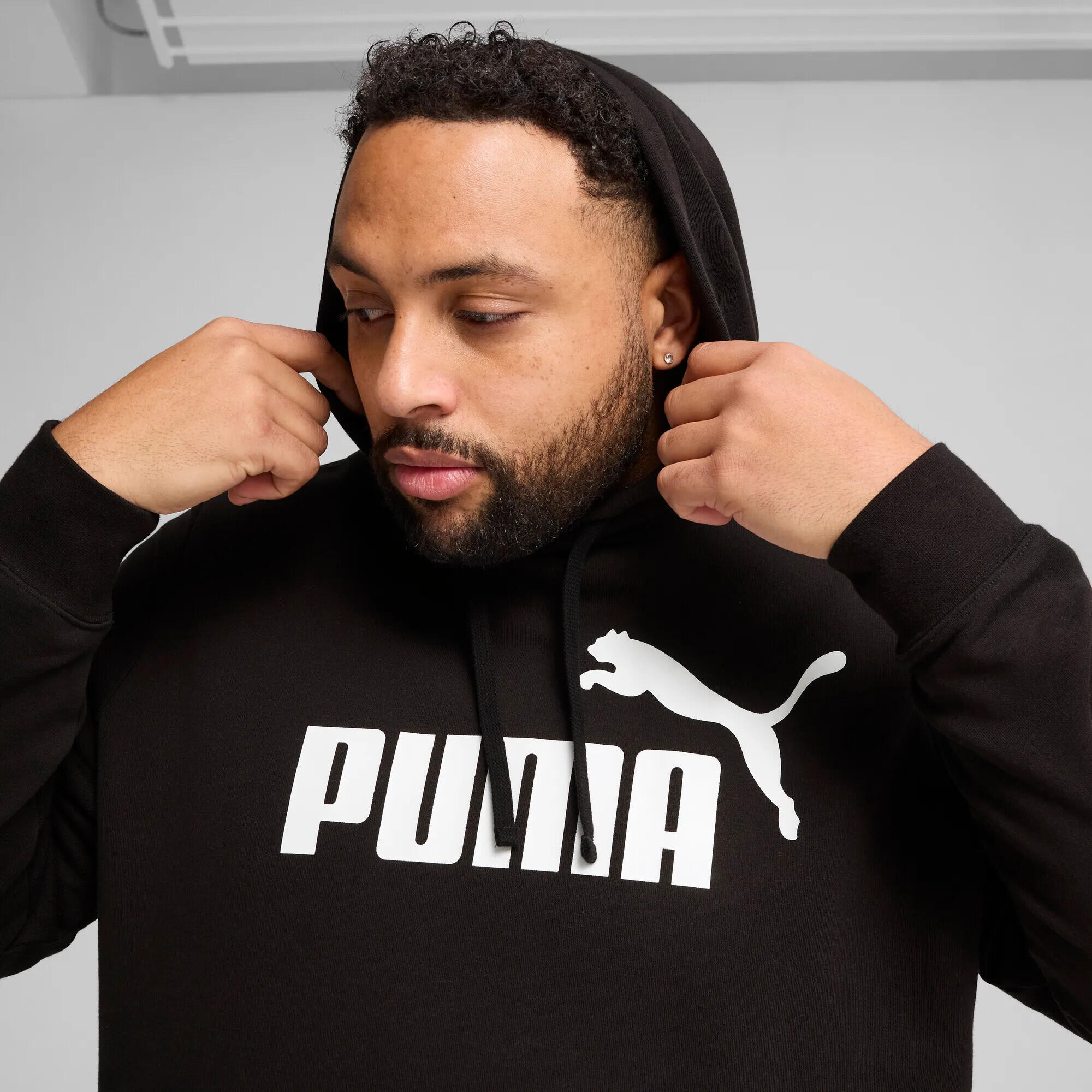 Sweat À Capuche ESS NO.1 Homme (Noir) 10/13
