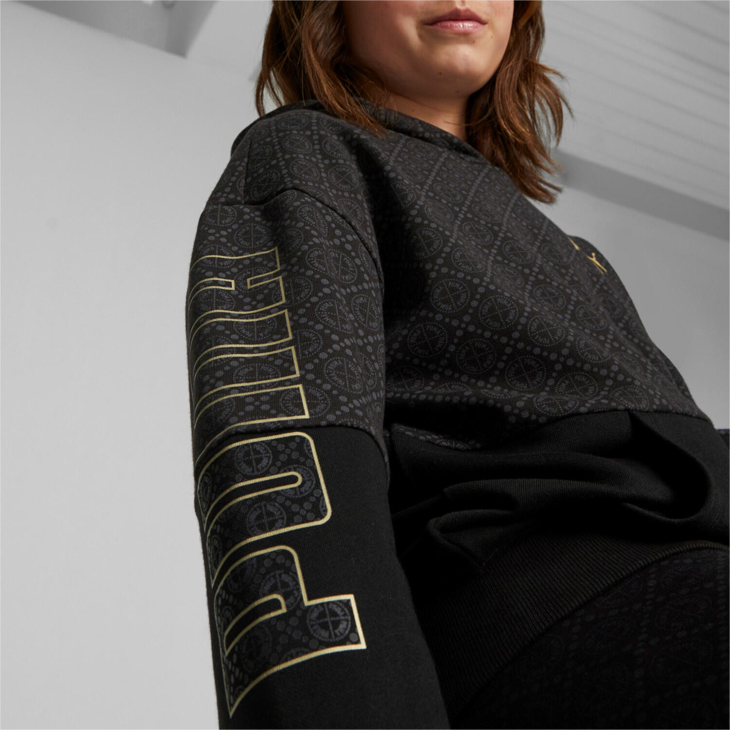 PUMA POWER Colourblock Hoodie Mädchen PUMA Black 8/8