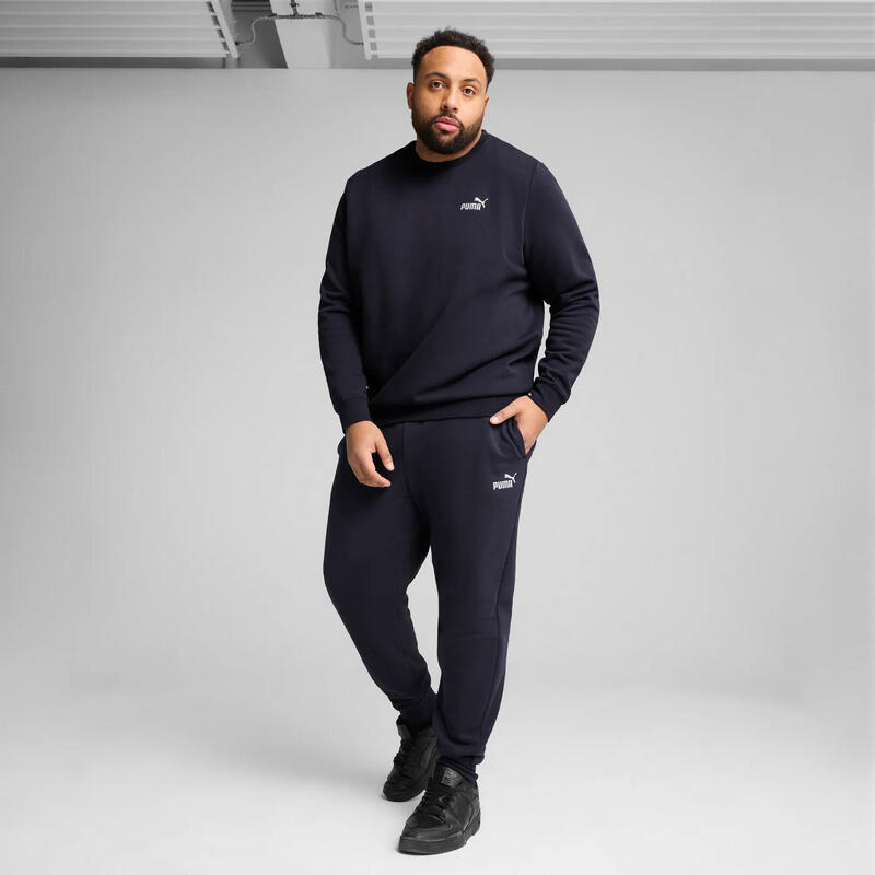 Pulover alergare bărbați fleece Essentials Small No. 1 Logo, gri PUMA