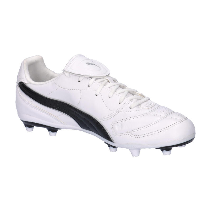 Ghete fotbal adulți talpă teren tare și gazon artificial King Liga Fg/Ag, negru