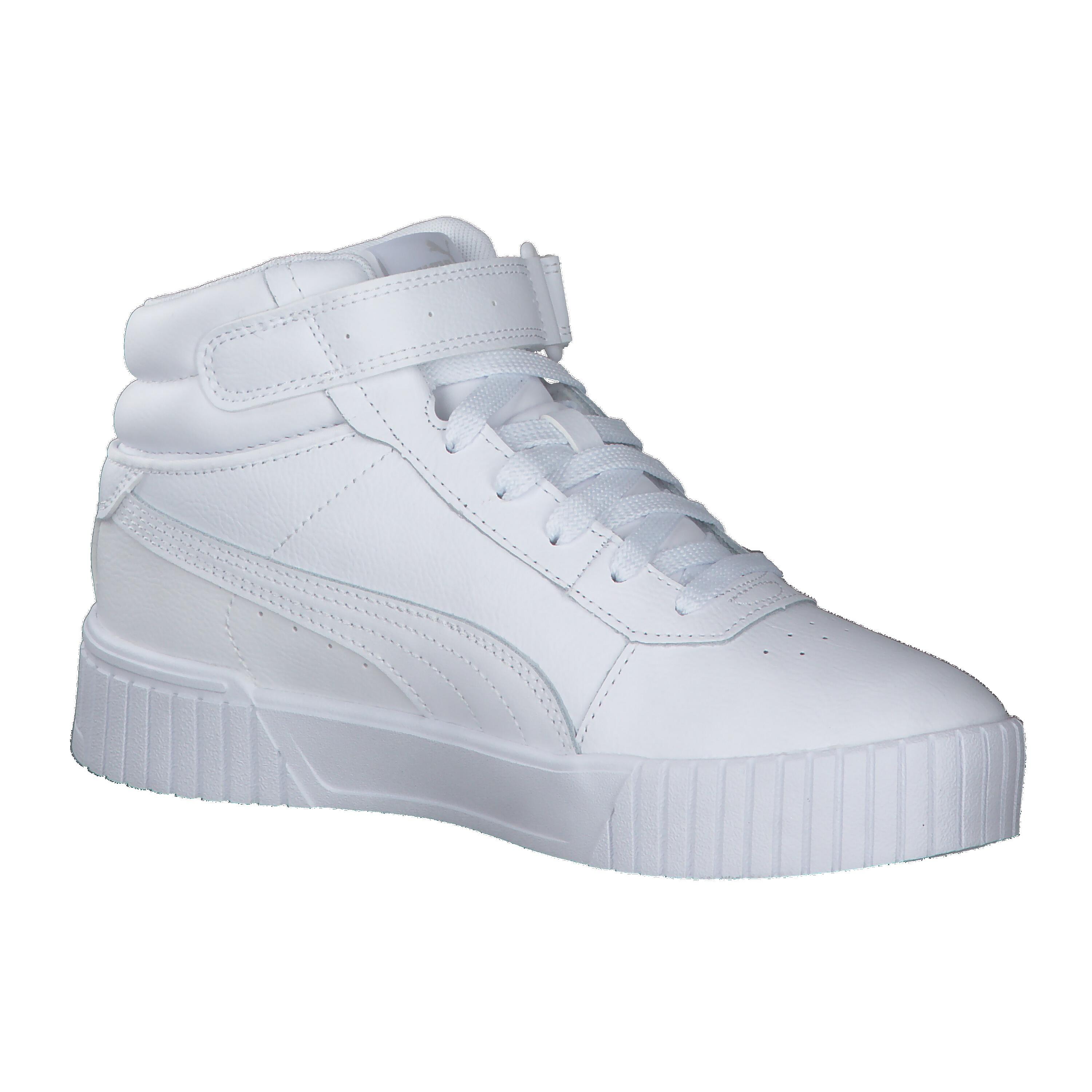 Damskie sneakersy Carina 2.0 Mid PUMA White Silver Gray 8/15