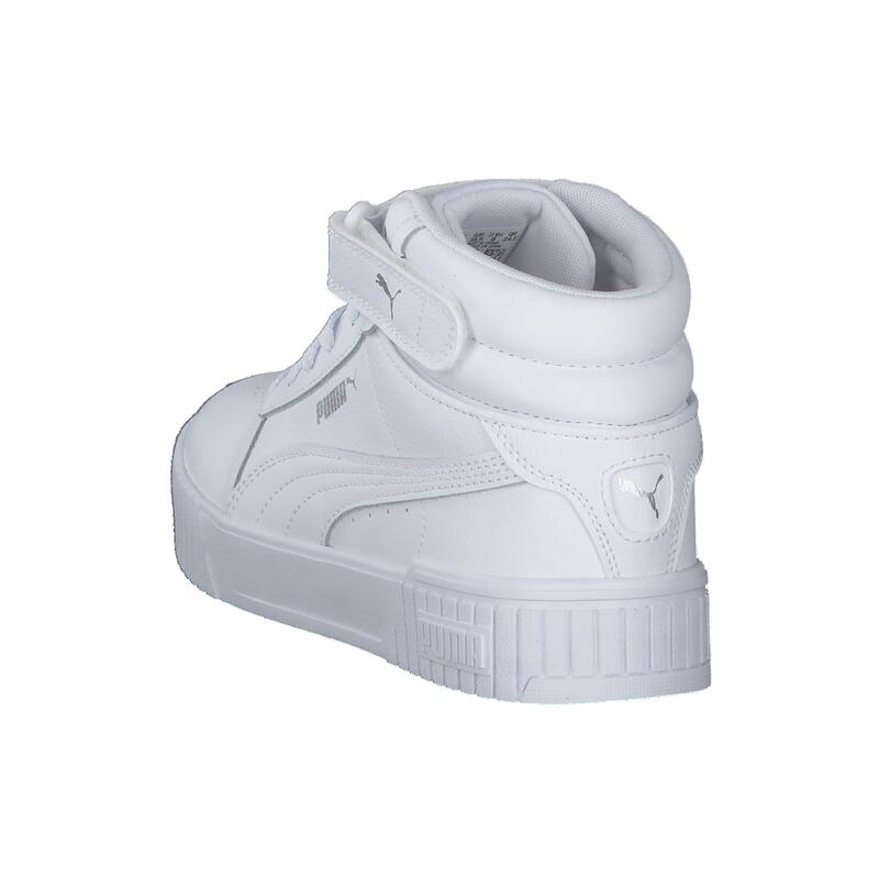 Pantofi Carina 2.0 Mid Femei PUMA White Silver Gray