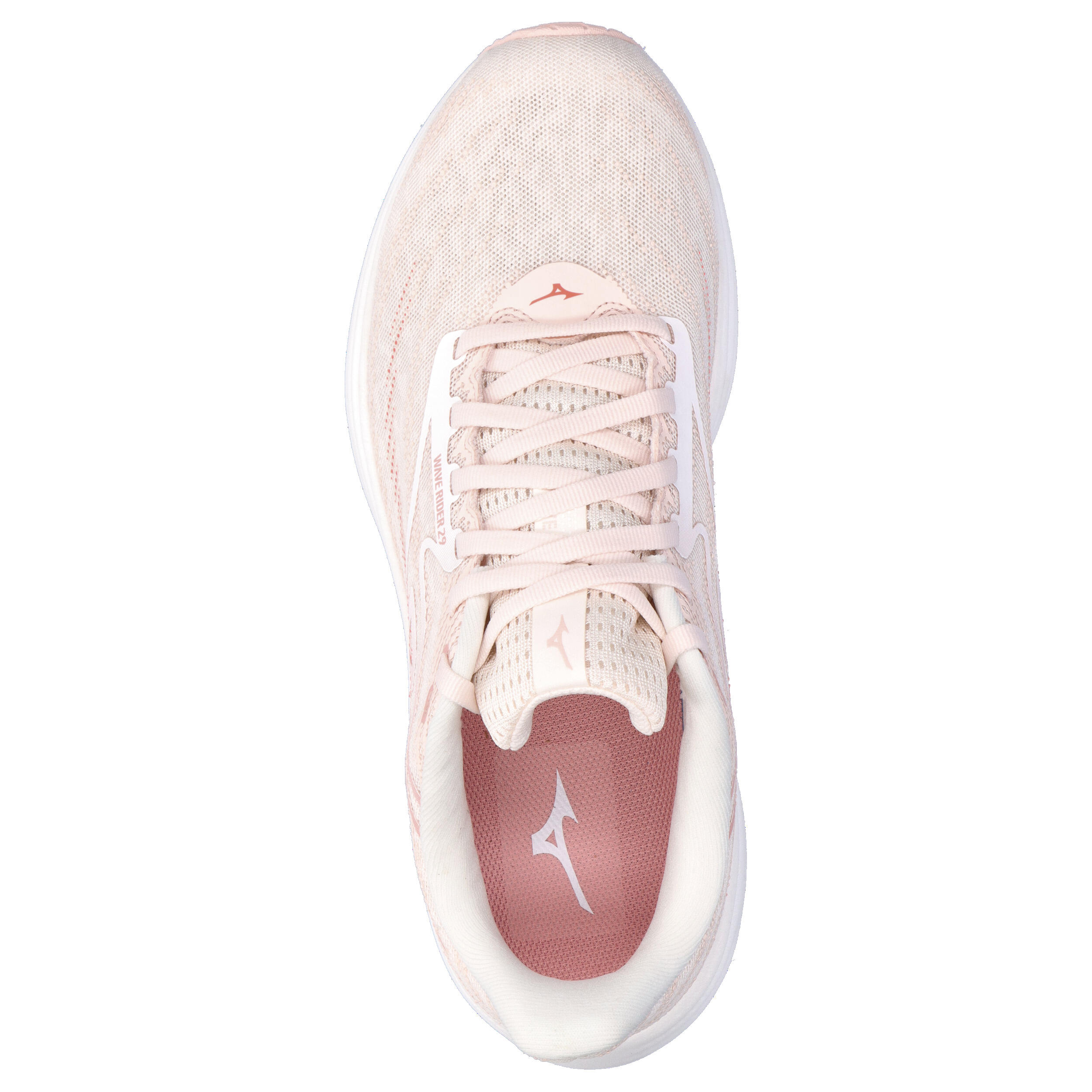 Buty do biegania damskie Mizuno Wave Rider 29 petal pink/white/pinkesque 5/15