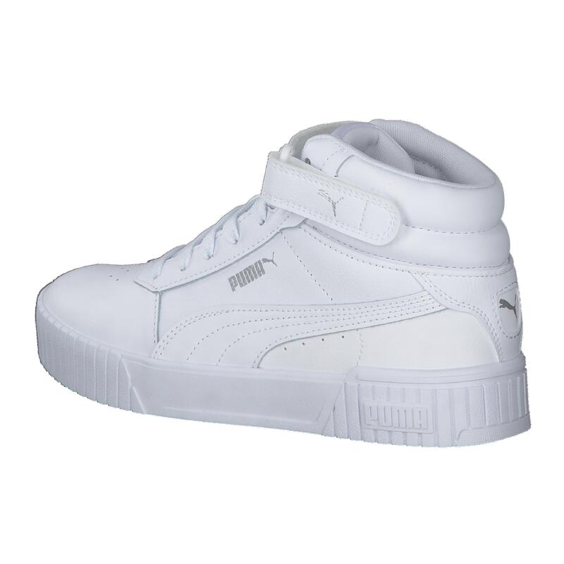 Pantofi Carina 2.0 Mid Femei PUMA White Silver Gray