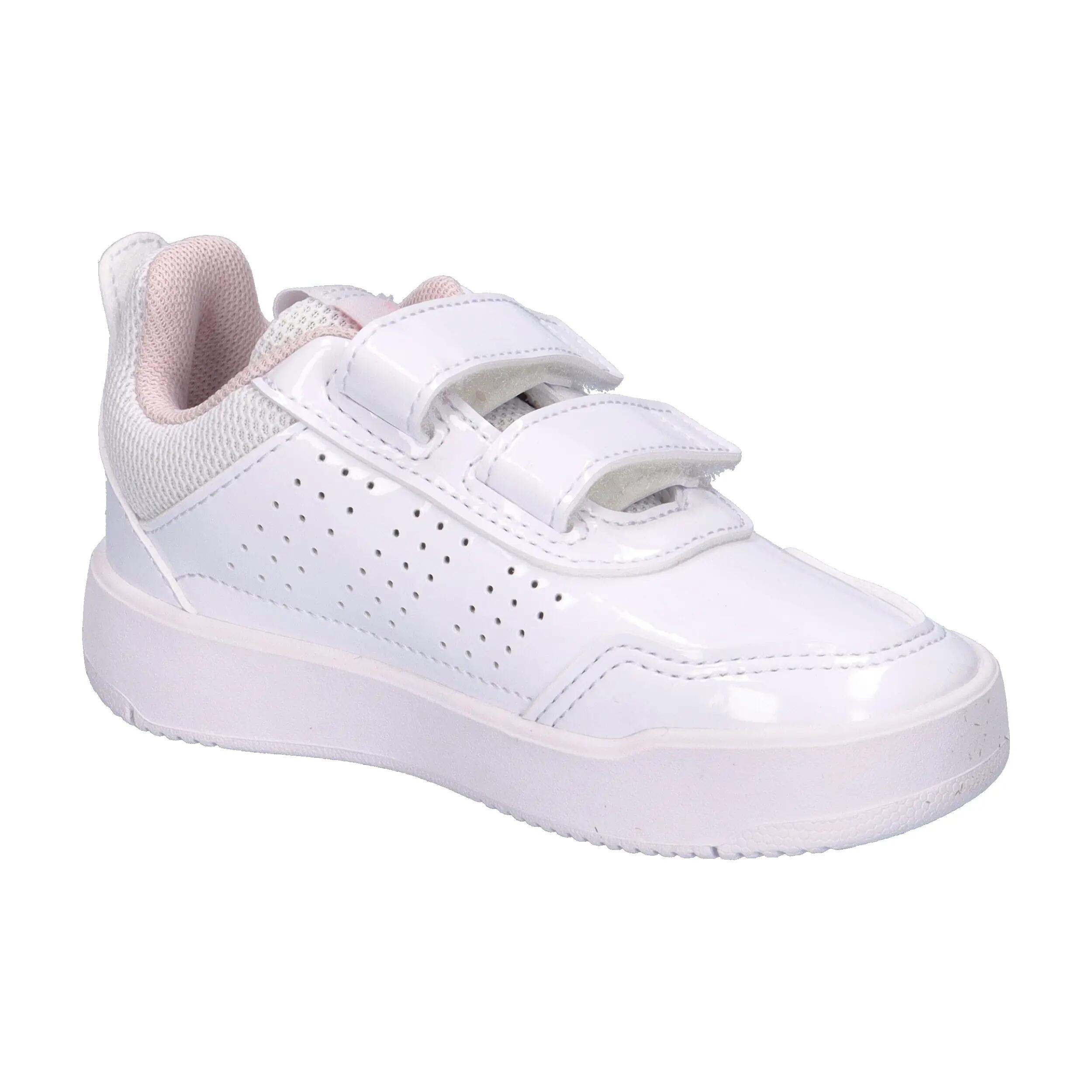 Scarpe bambina adidas tensaur sport 3.0 cf i - bianco\rosa 8/15