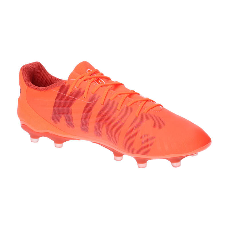 Ghete Fotbal Adulți King Match FG/AG, Roșu PUMA Glowing Red White Fire