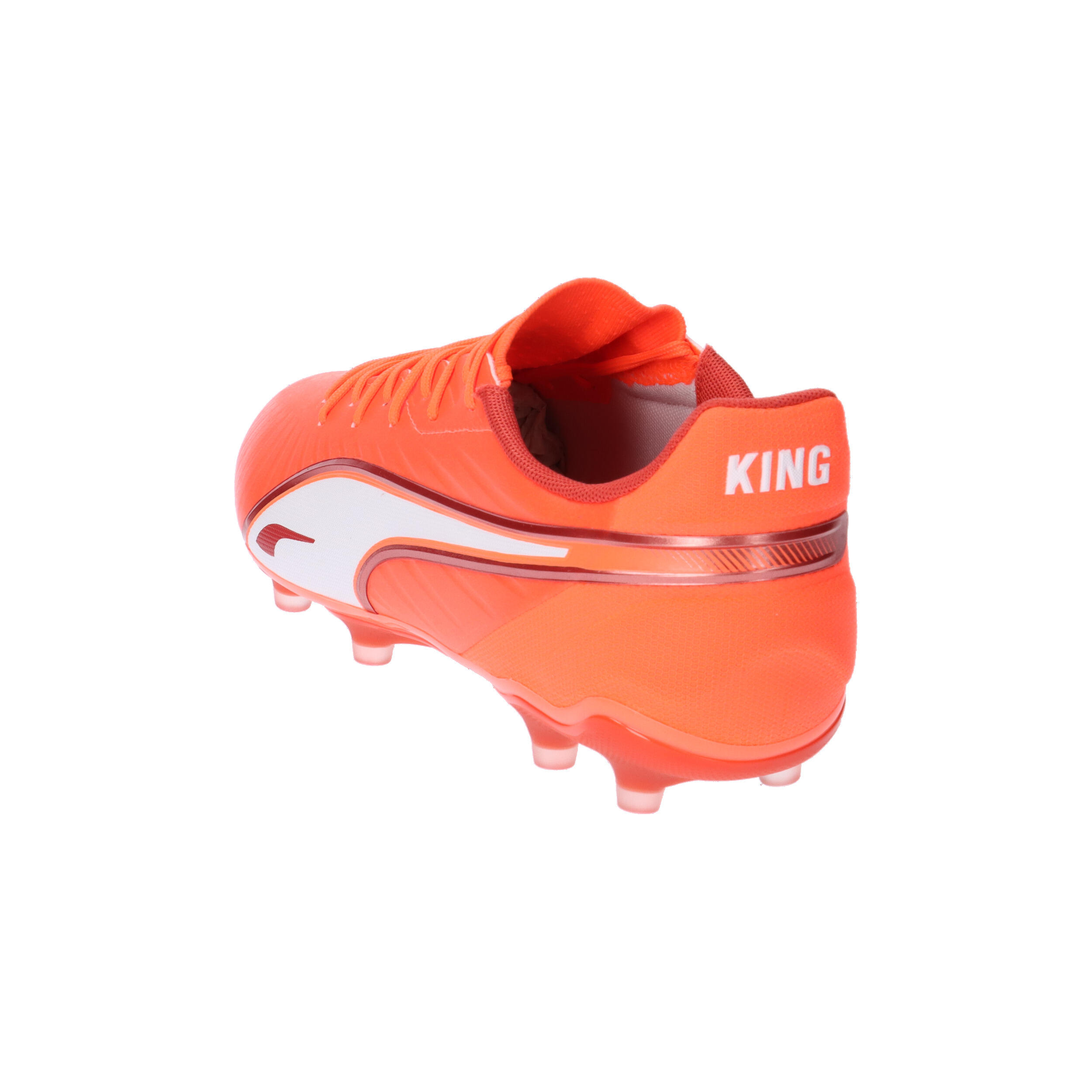 KING MATCH FG/AG Fußballschuhe Erwachsene PUMA Glowing Red White Fire 12/15