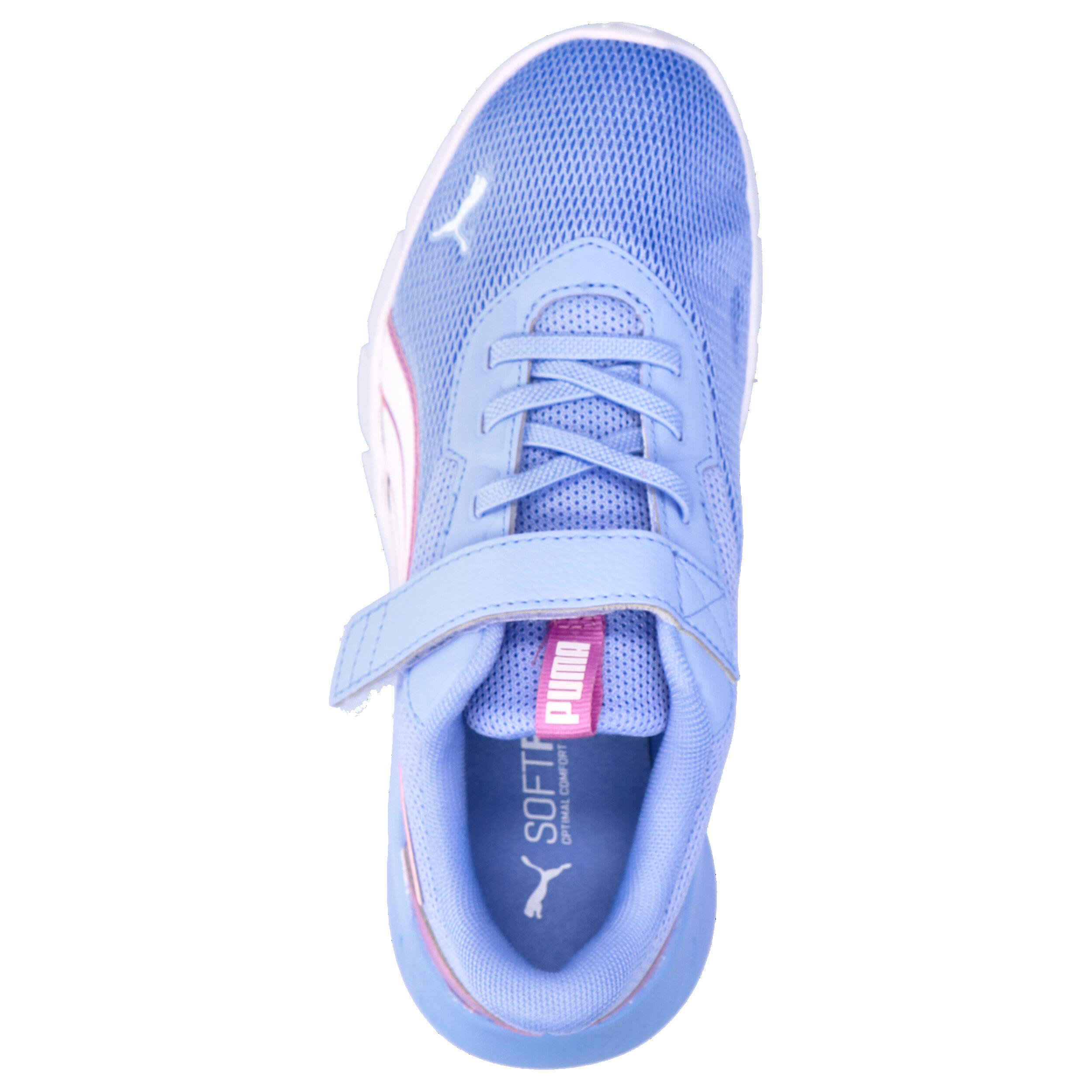 Turnschuhe Puma Flexfocus Modern Jelly Heaven Ac Ps Pea, Blau, Kinder 5/15