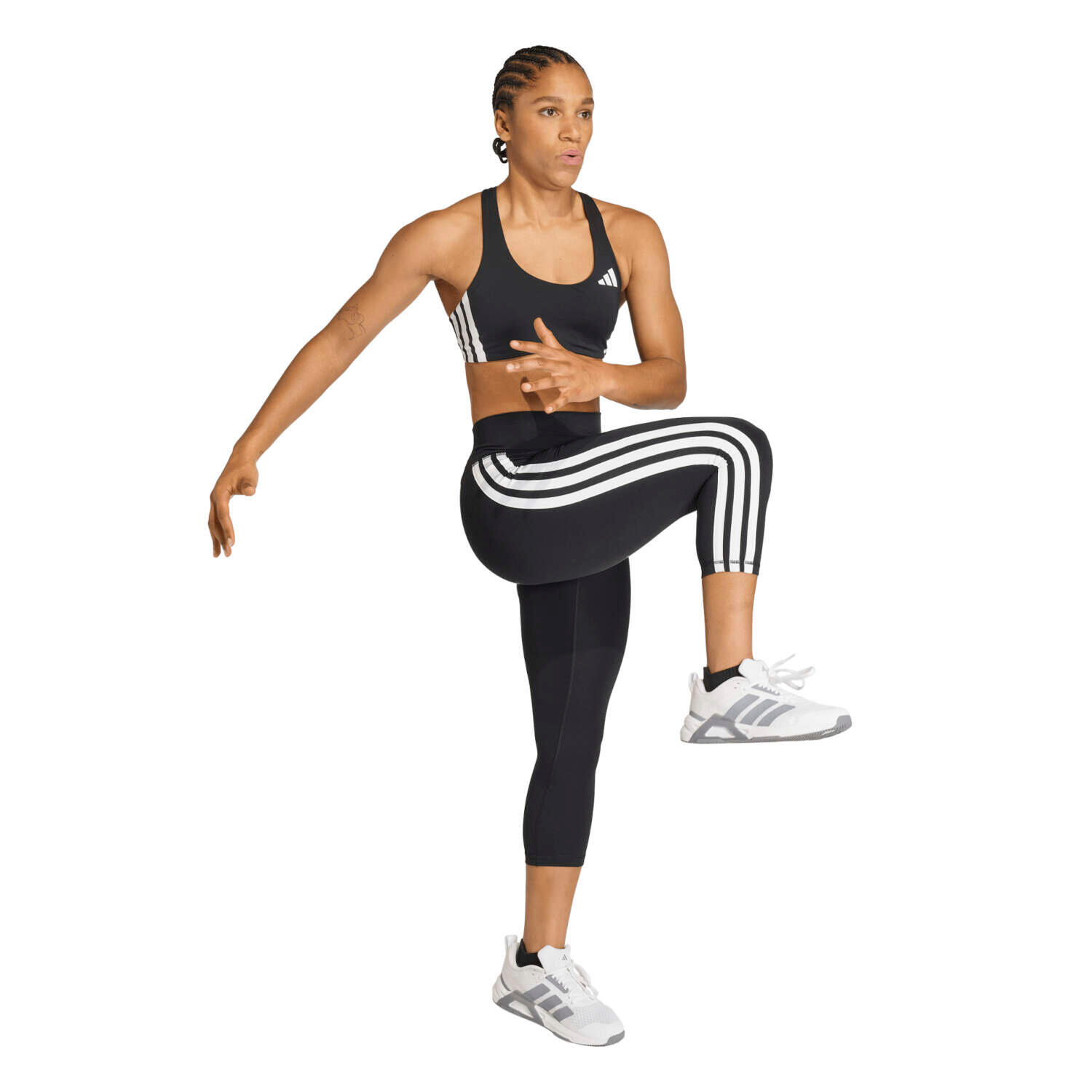 Mallas de entrenamiento 3/4 Optime Essentials 3 Stripes 10/13