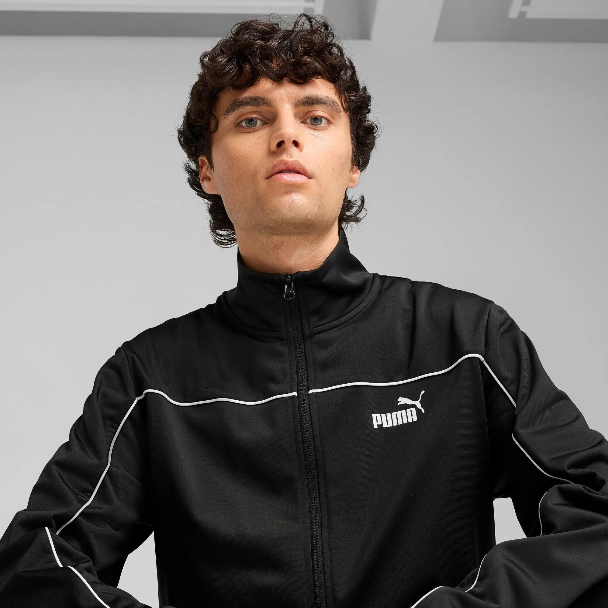 Poly-trainingspak met biezen voor heren PUMA Black 13/13