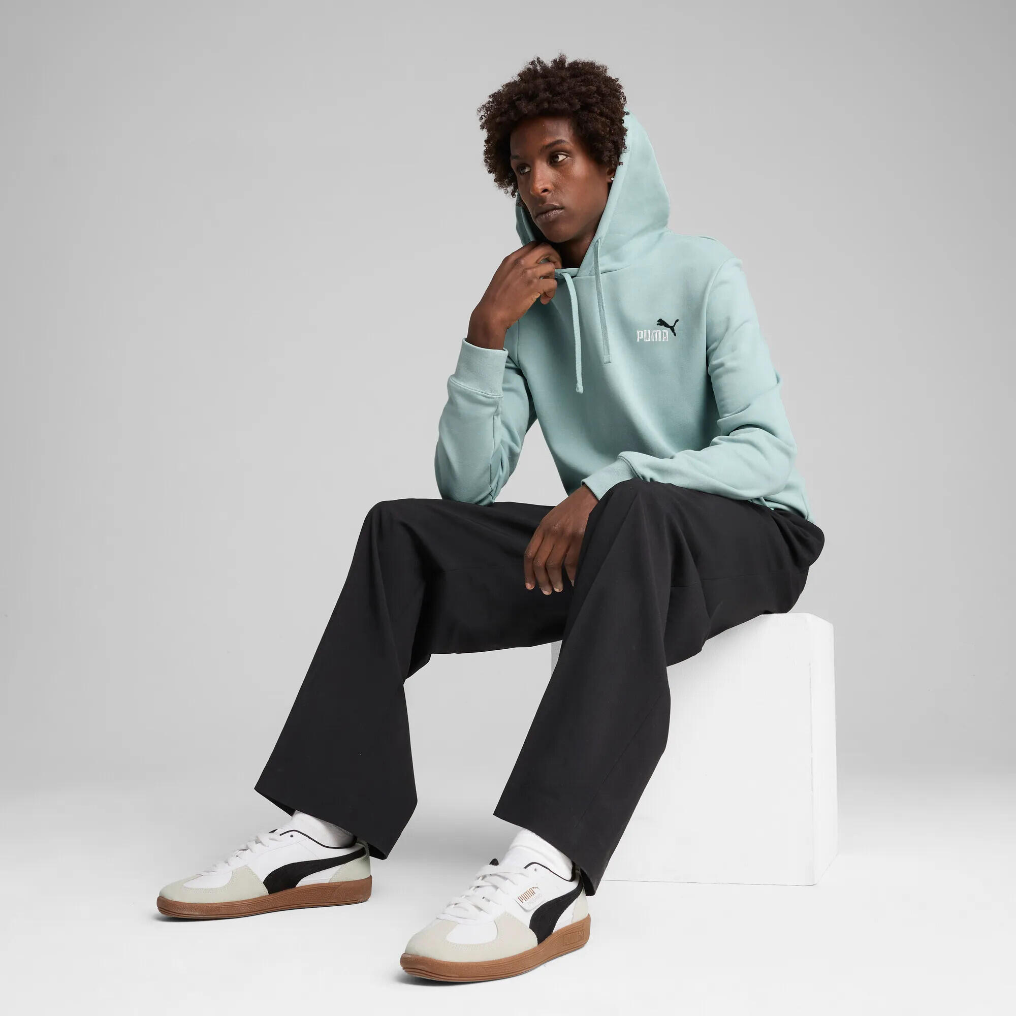Męska bluza z kapturem Essentials z małym dwukolorowym logo No. 1 PUMA 11/11