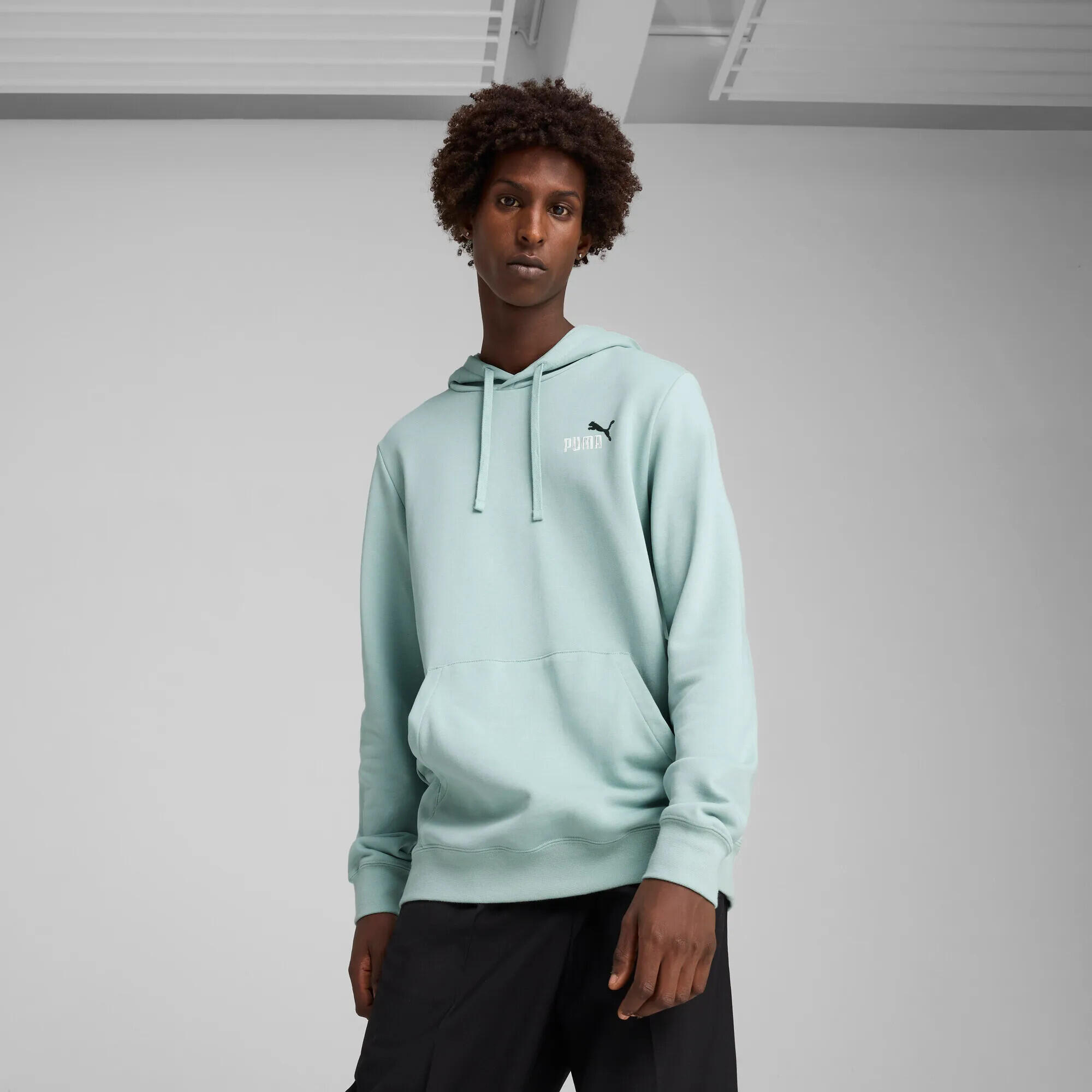 Męska bluza z kapturem Essentials z małym dwukolorowym logo No. 1 PUMA 9/11