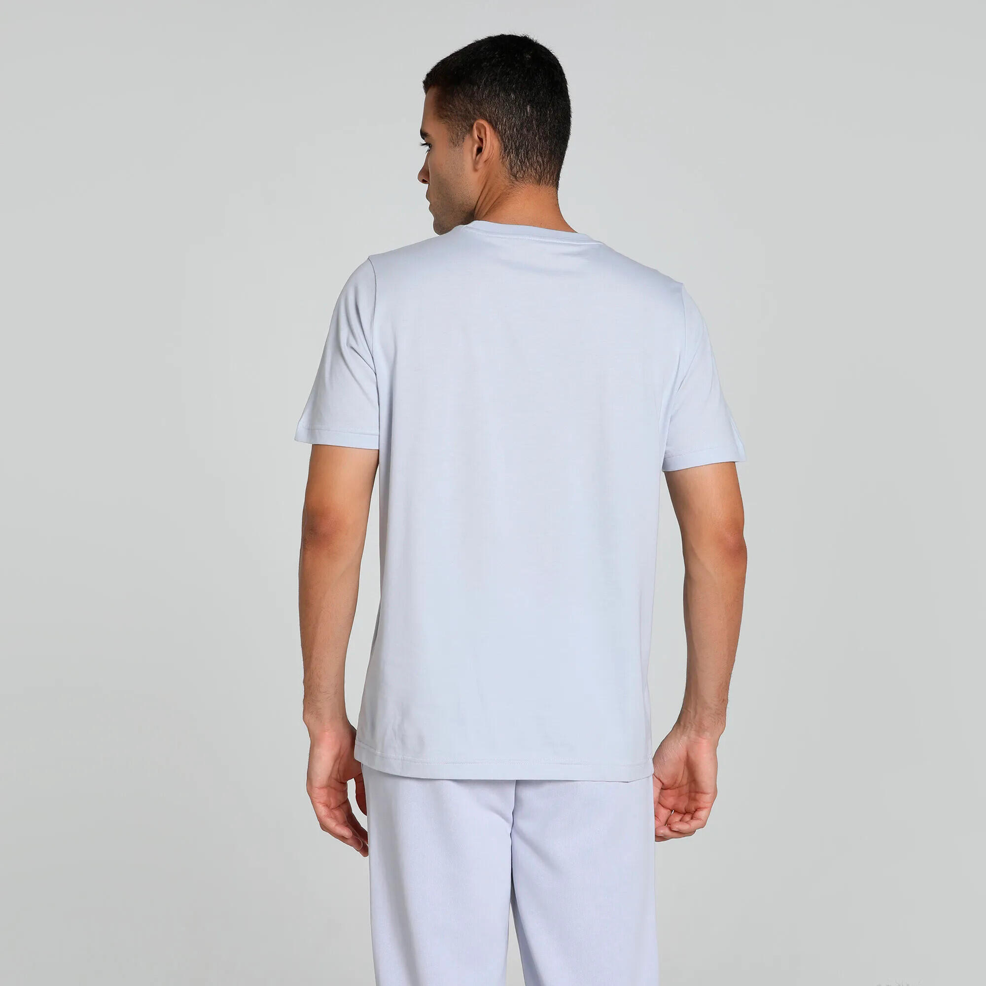 T-shirt à petit logo N° 1 bicolore Essentials Homme PUMA Cool Weather Blue 12/13