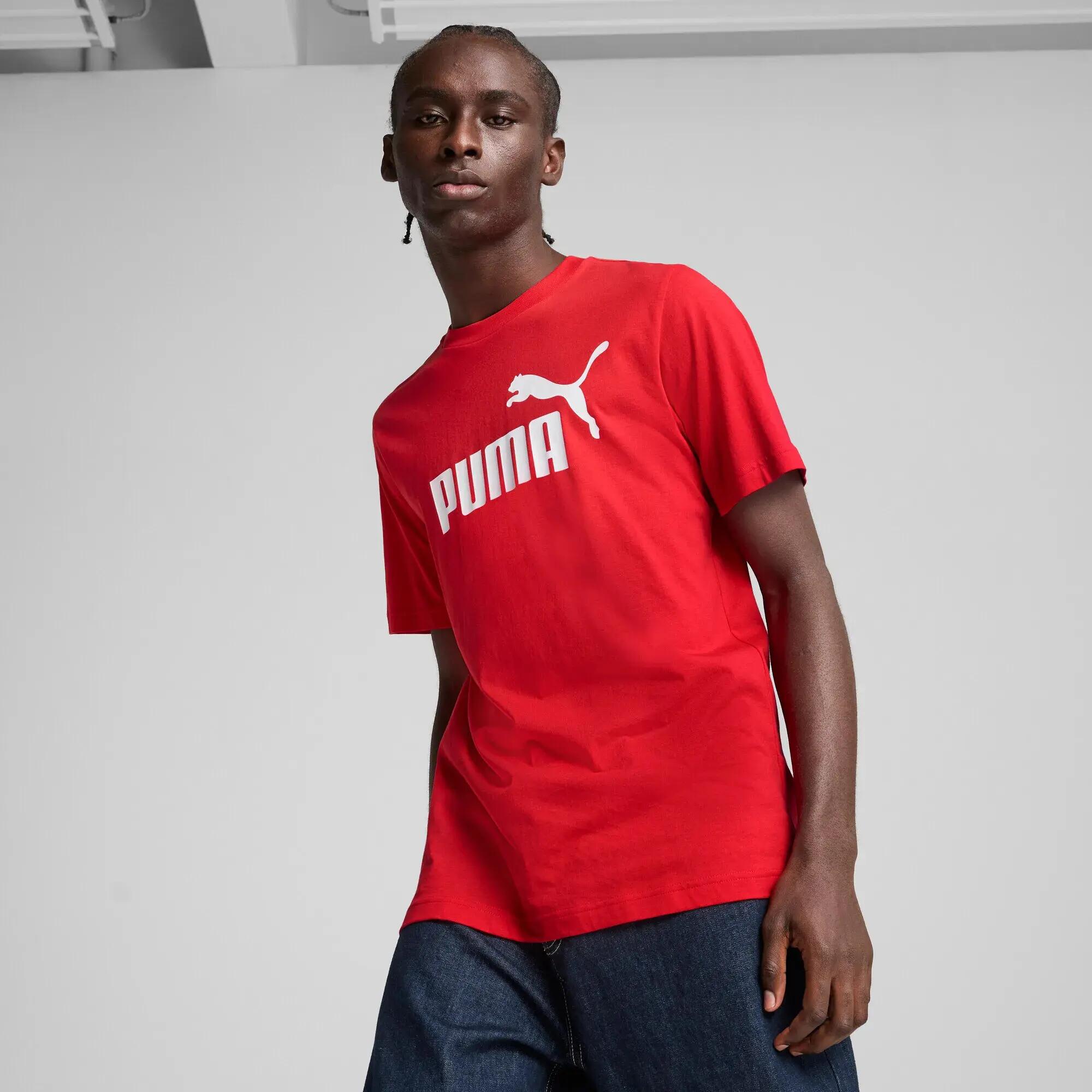 T-shirt con logo Essentials N. 1 da uomo PUMA 9/13