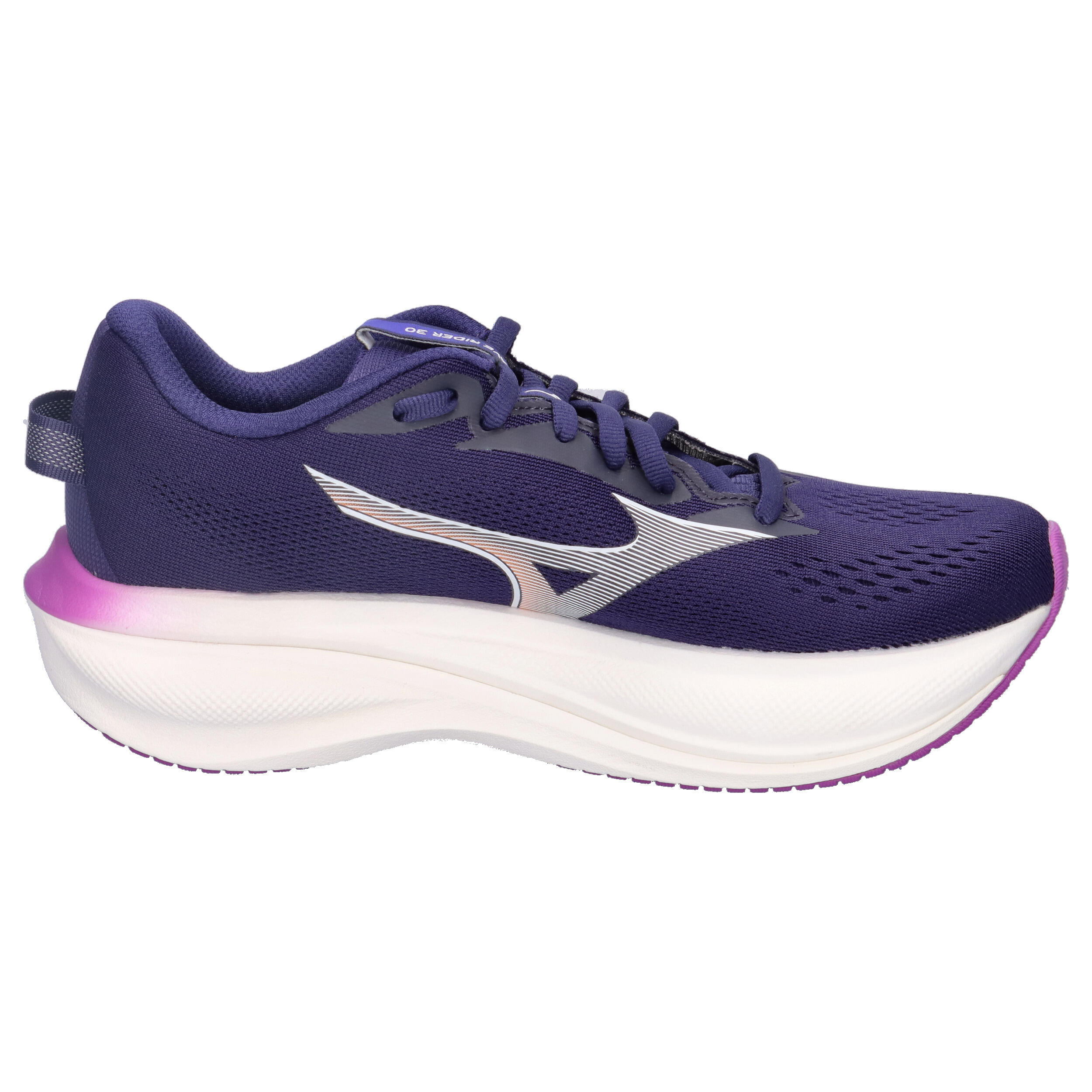 Mizuno Damen Wave Rider 30 Laufschuh J1GM262074 Rhodonite/White/Fircecracker 7/15
