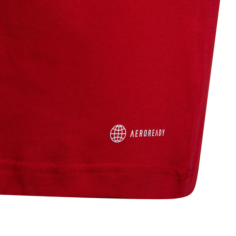 Tricou Fitness ADIDAS Entrada Alb Copii