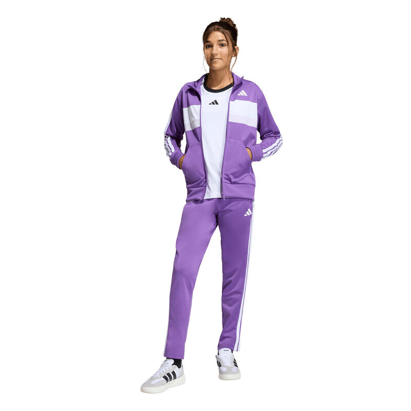 Costum de trening Essentials Tiberio din tricot cu 3 dungi pentru copii