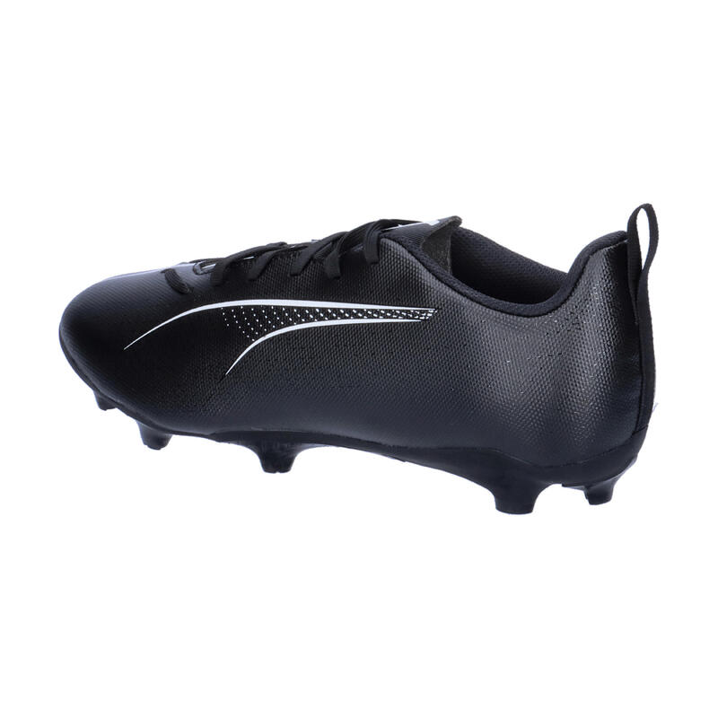 Ghete fotbal tineret suprafață texturată Ultra 5 Play Fg/Ag, negru PUMA
