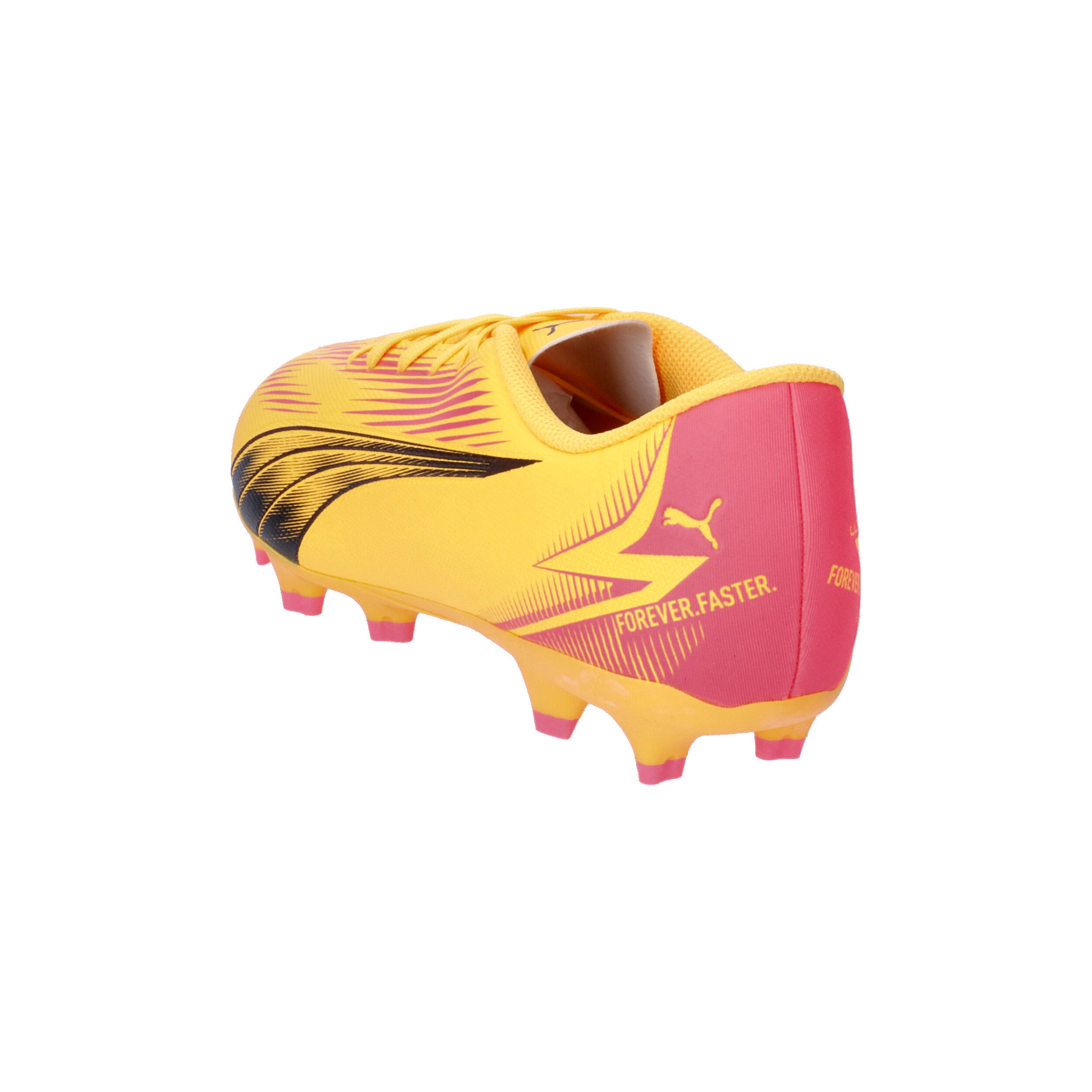 Buty piłkarskie ULTRA PLAY FG/AG PUMA Sun Stream Black Sunset Glow Orange Pink 12/15
