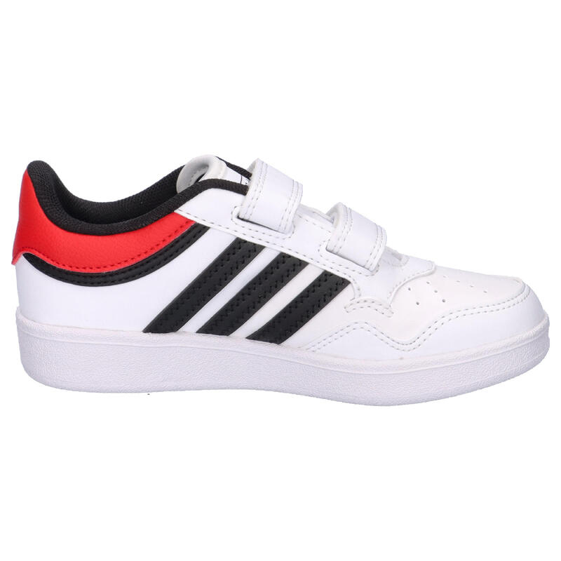 adidas Pantofi copii Hoops 4.0 CF C - velcro, talpă cauciuc, alb