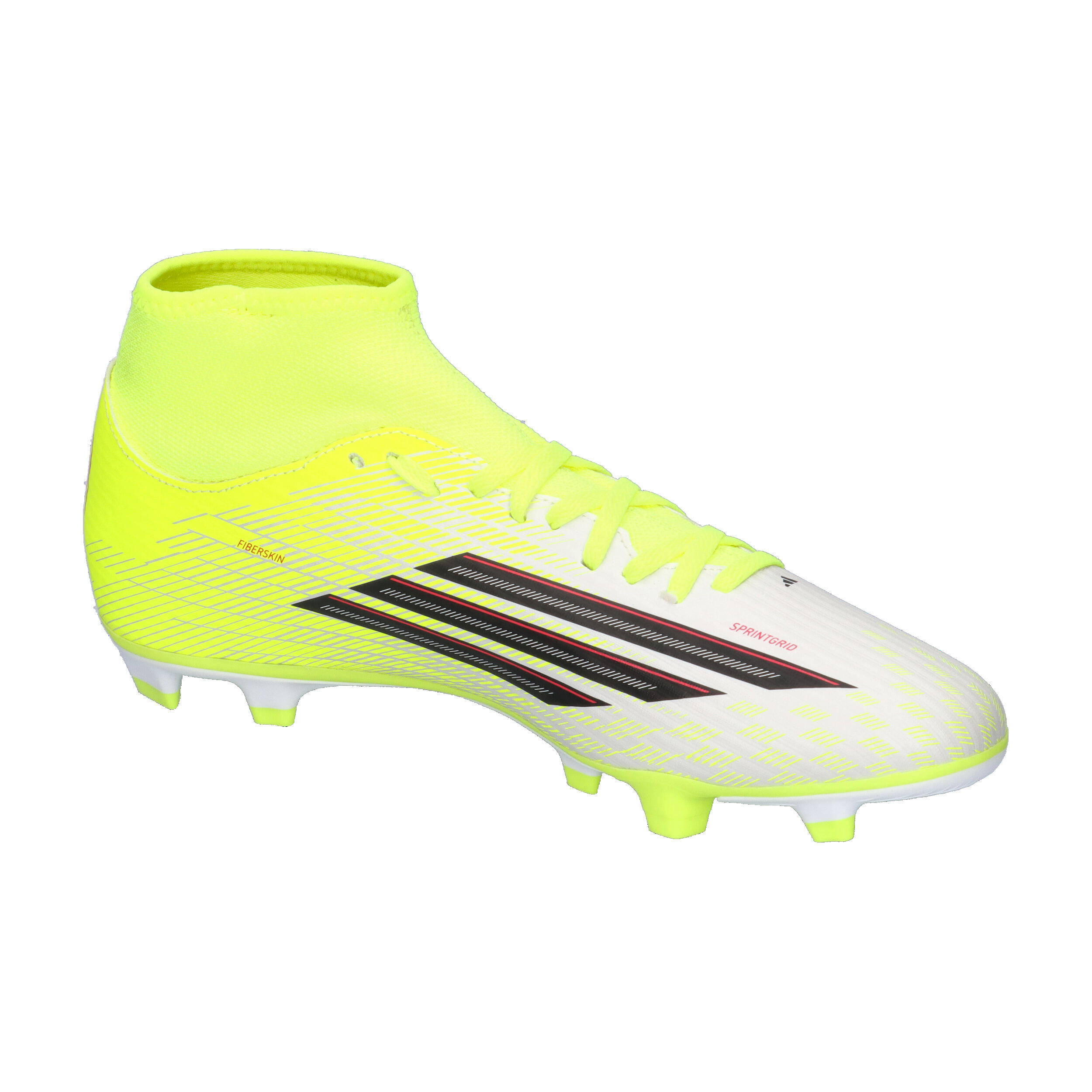 Adidas Herren F50 Club MID FG/MG Fußballschuh JR 9053 gelb/schwarz/Rot 8/14