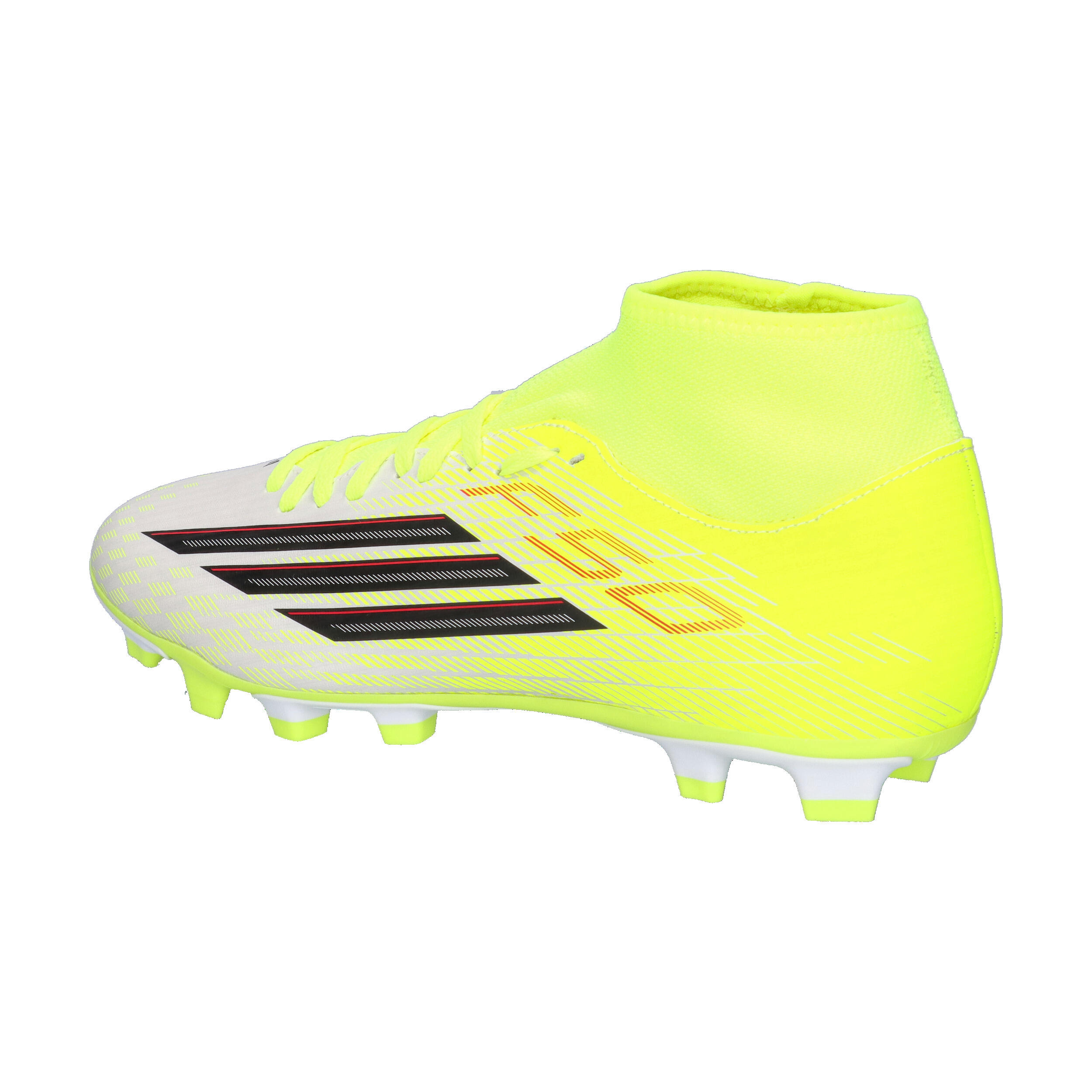 Adidas Herren F50 Club MID FG/MG Fußballschuh JR 9053 gelb/schwarz/Rot 10/14