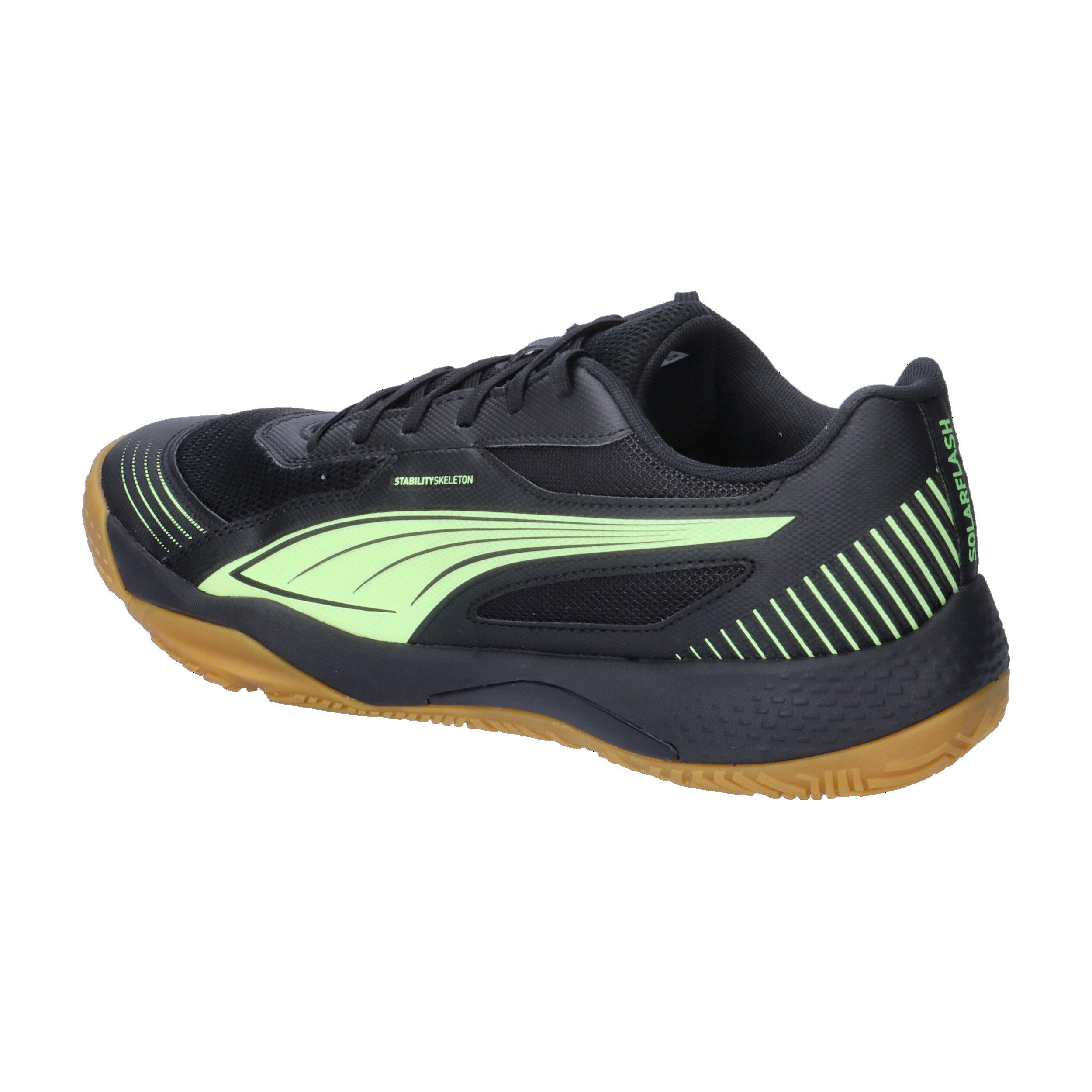 Solarflash III zaalschoenen PUMA Black Fizzy Apple Yellow 10/14