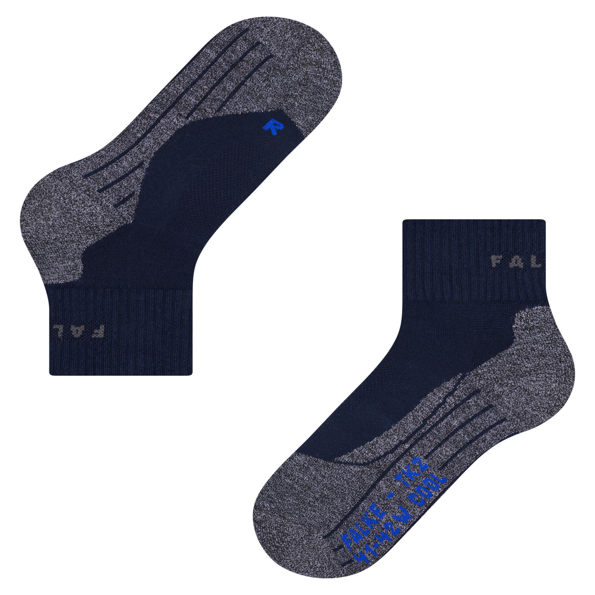 Chaussettes synthétiques pour femmes marine 12/13