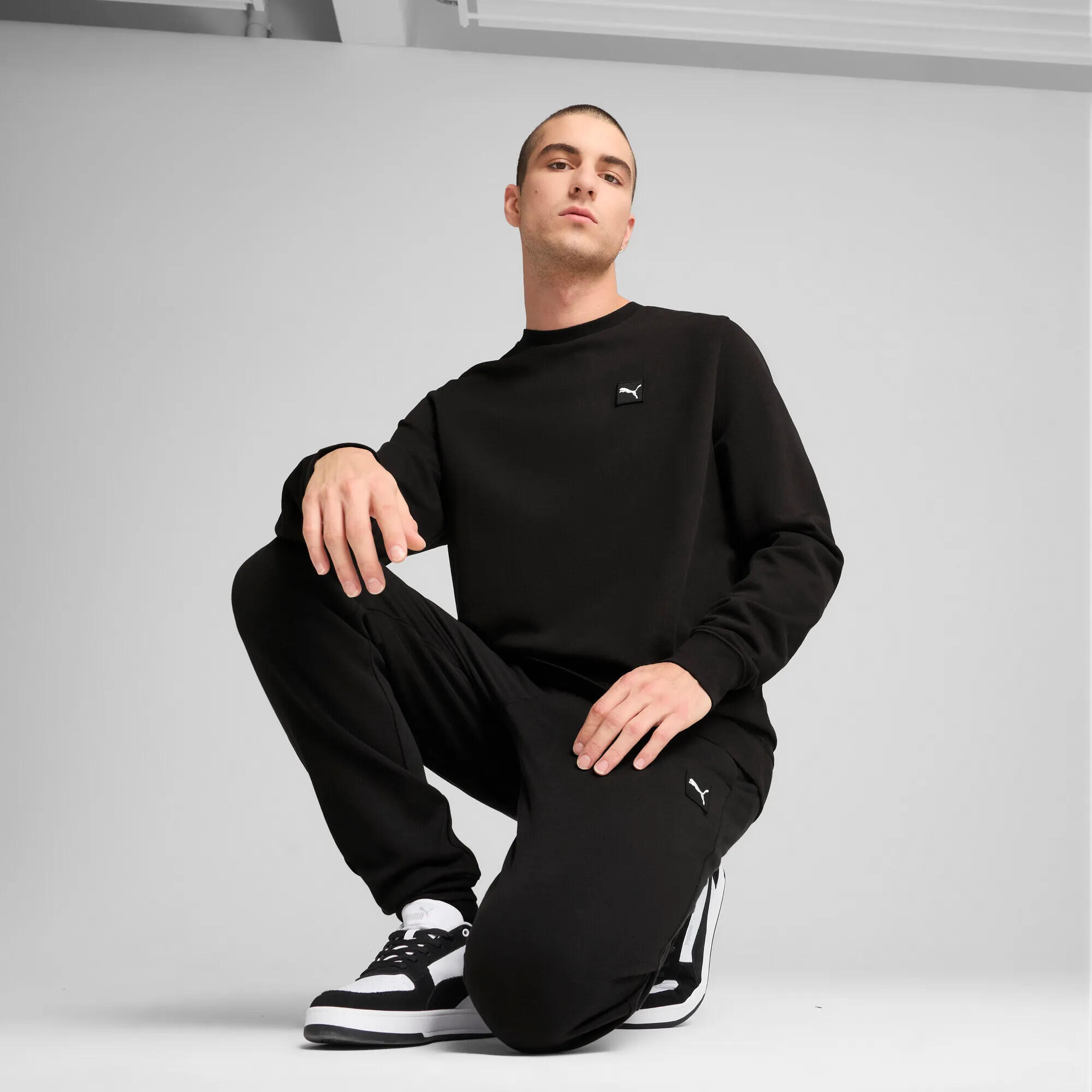 Essentials Elevated Crewneck Herren PUMA Black 11/11