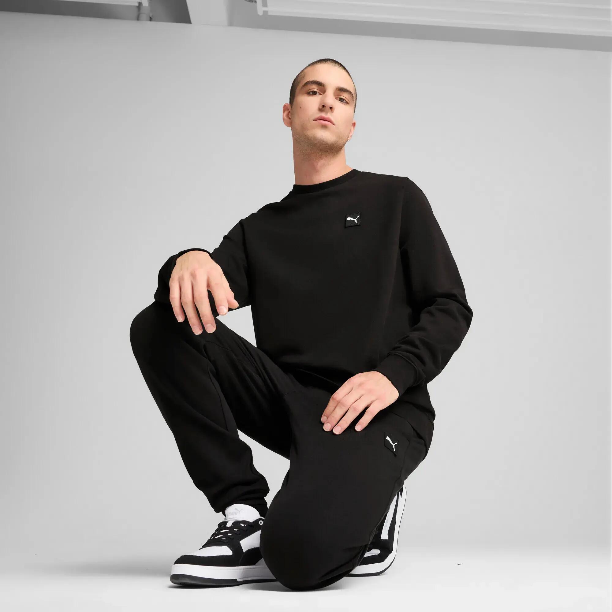 Girocollo Essentials Elevated da uomo PUMA Black 11/11