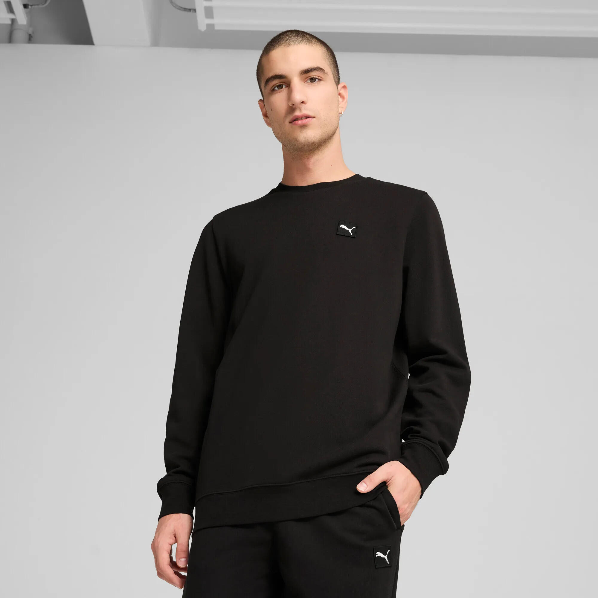 Essentials Elevated Crewneck Herren PUMA Black 9/11