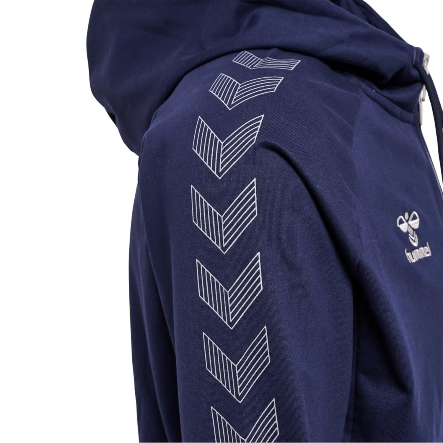 Bawełniana bluza z kapturem zapinana na zamek Hummel Move Grid 12/12