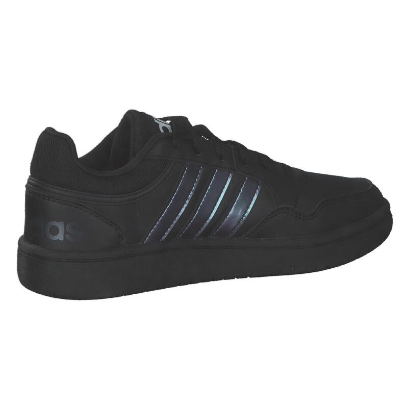 adidas Hoops 3.0 K - pantofi copii, piele sintetică, talpă cauciuc, șireturi
