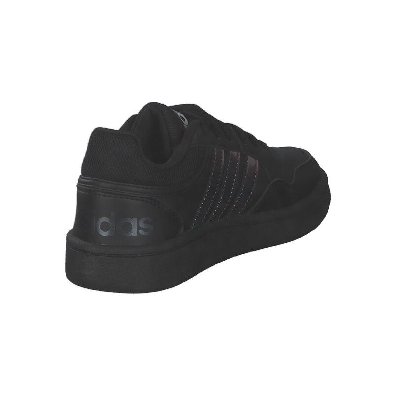 adidas Hoops 3.0 K - pantofi copii, piele sintetică, talpă cauciuc, șireturi