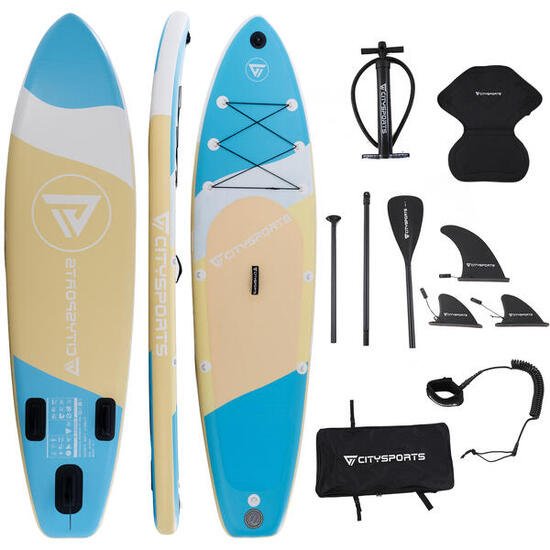 SUP Board, Planche de Stand Up Paddle, Ensemble de planche à pagaie gonflable.