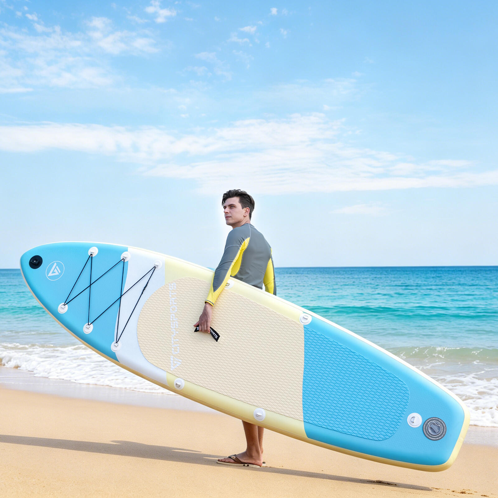 SUP Board, Set di paddleboard gonfiabili, tavola da stand up paddle 5/8