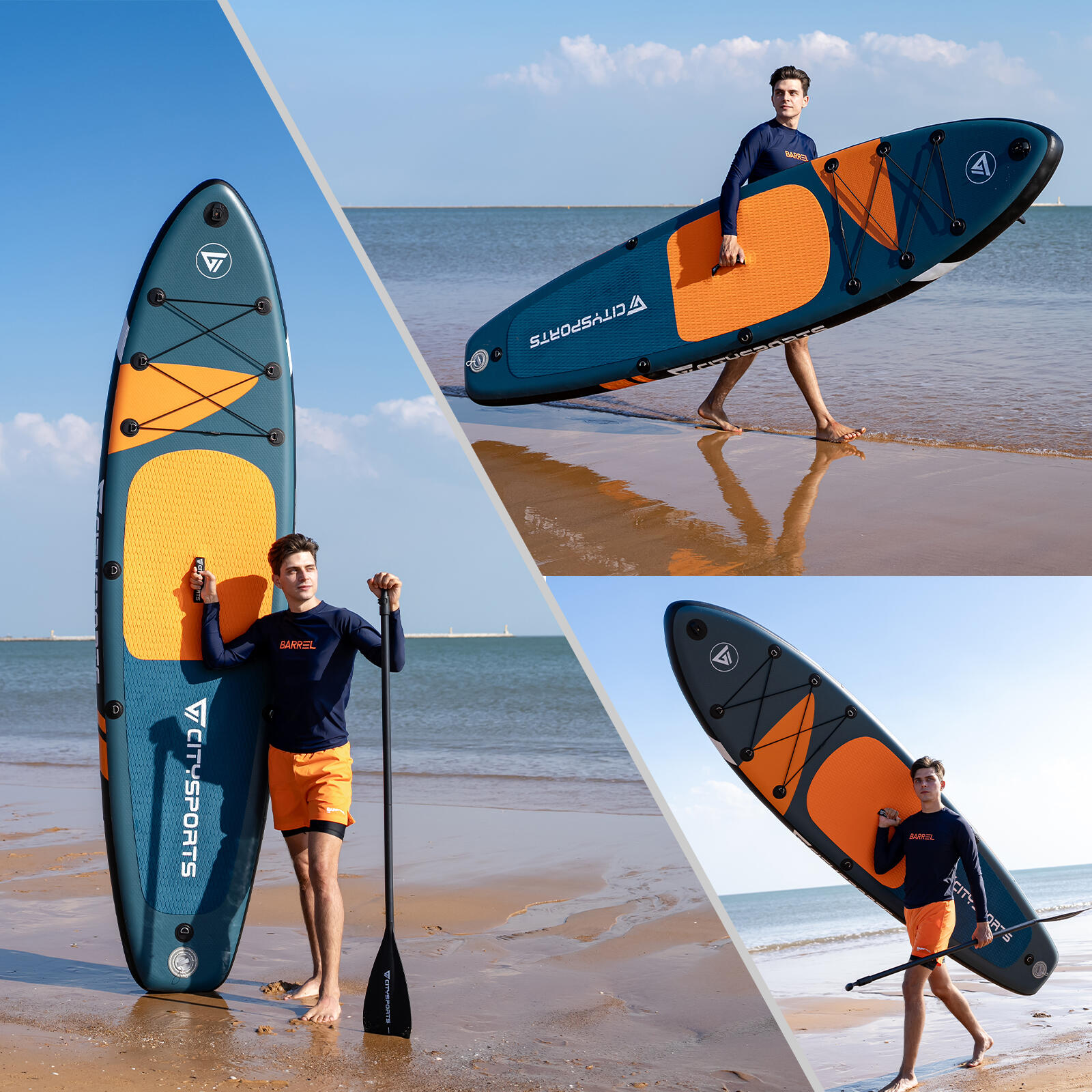 SUP Board, Set di paddleboard gonfiabili, tavola da stand up paddle 3/8