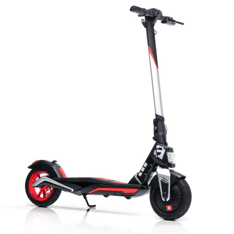 Trottinette électrique adulte eSR1 - Batterie amovible - Noir et rouge