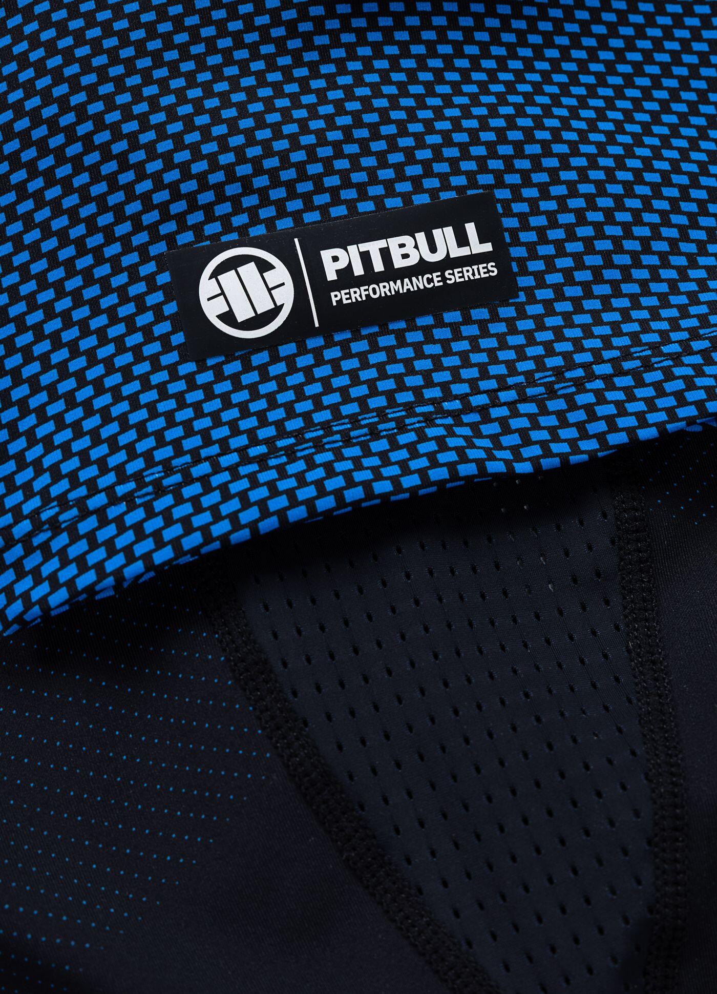 Męski krótki rashguard PITBULL techniczna sportowa koszulka RANKED 8/10