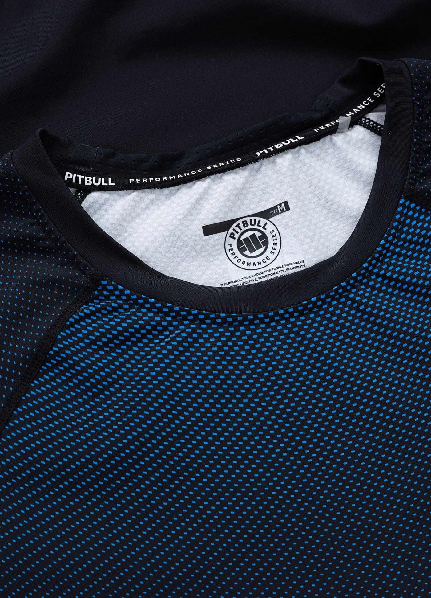 Męski krótki rashguard PITBULL techniczna sportowa koszulka RANKED 5/10